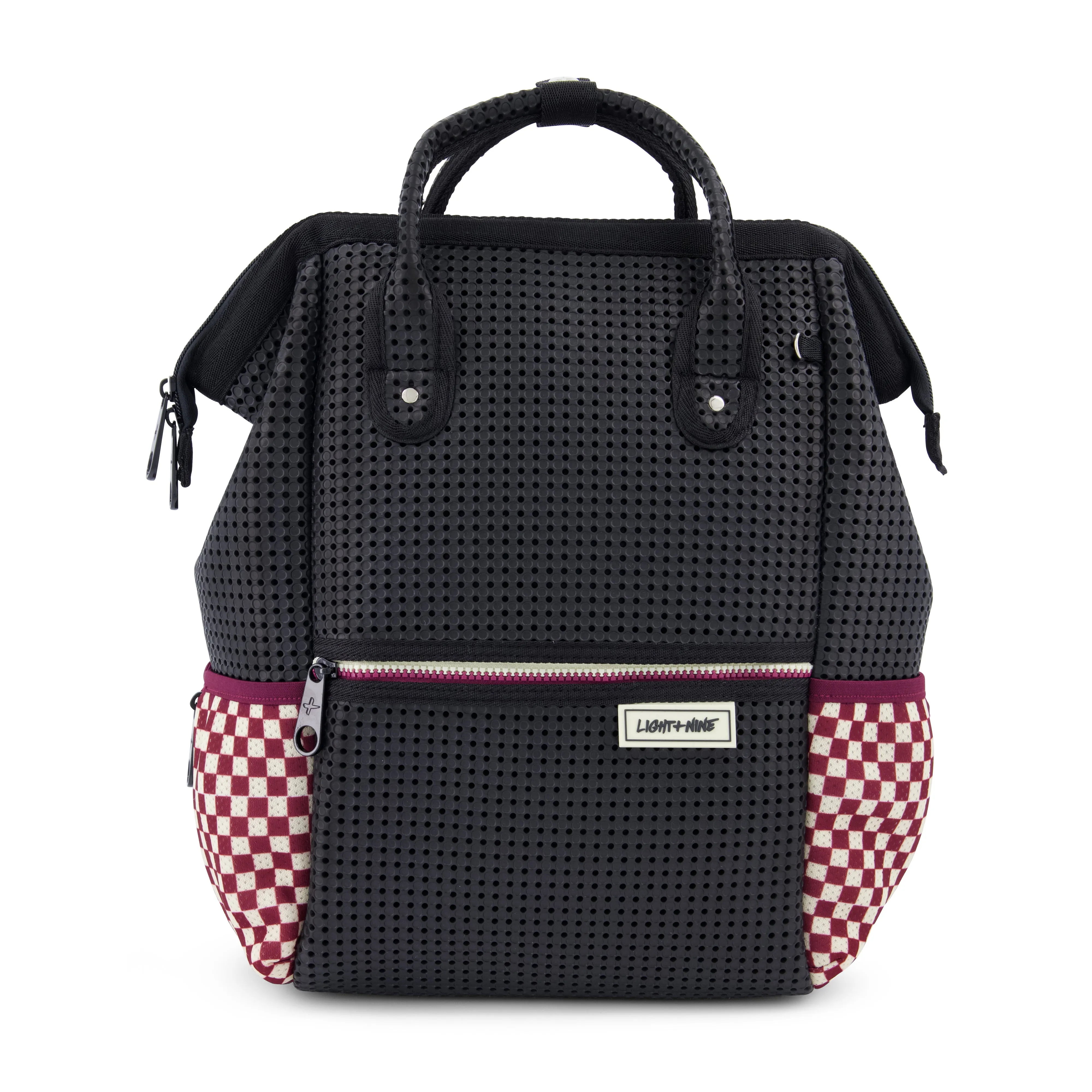 Master Short Backpack Checkered Brick