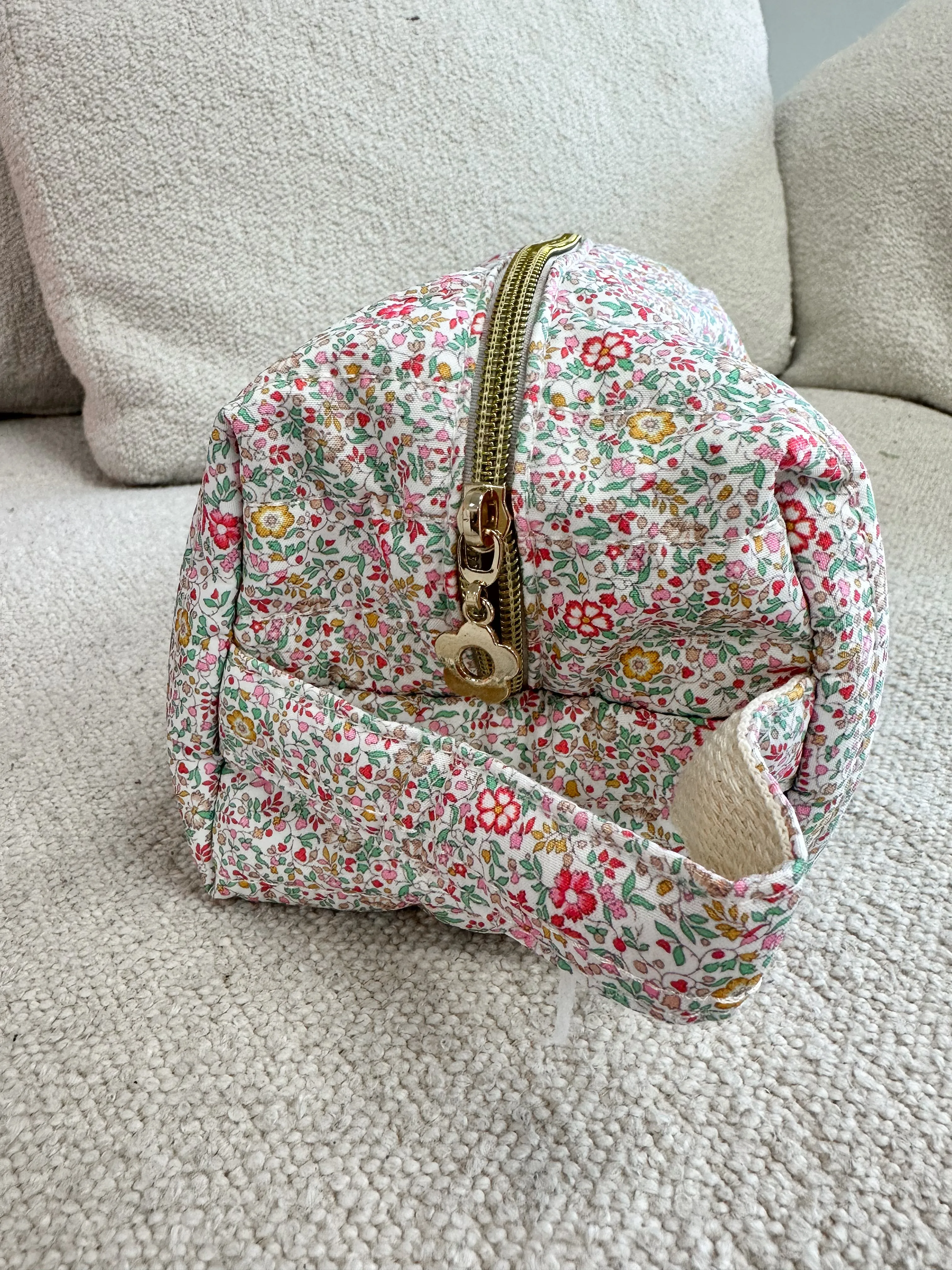 Medium Floral Day In The Park Handmade Handle Bag