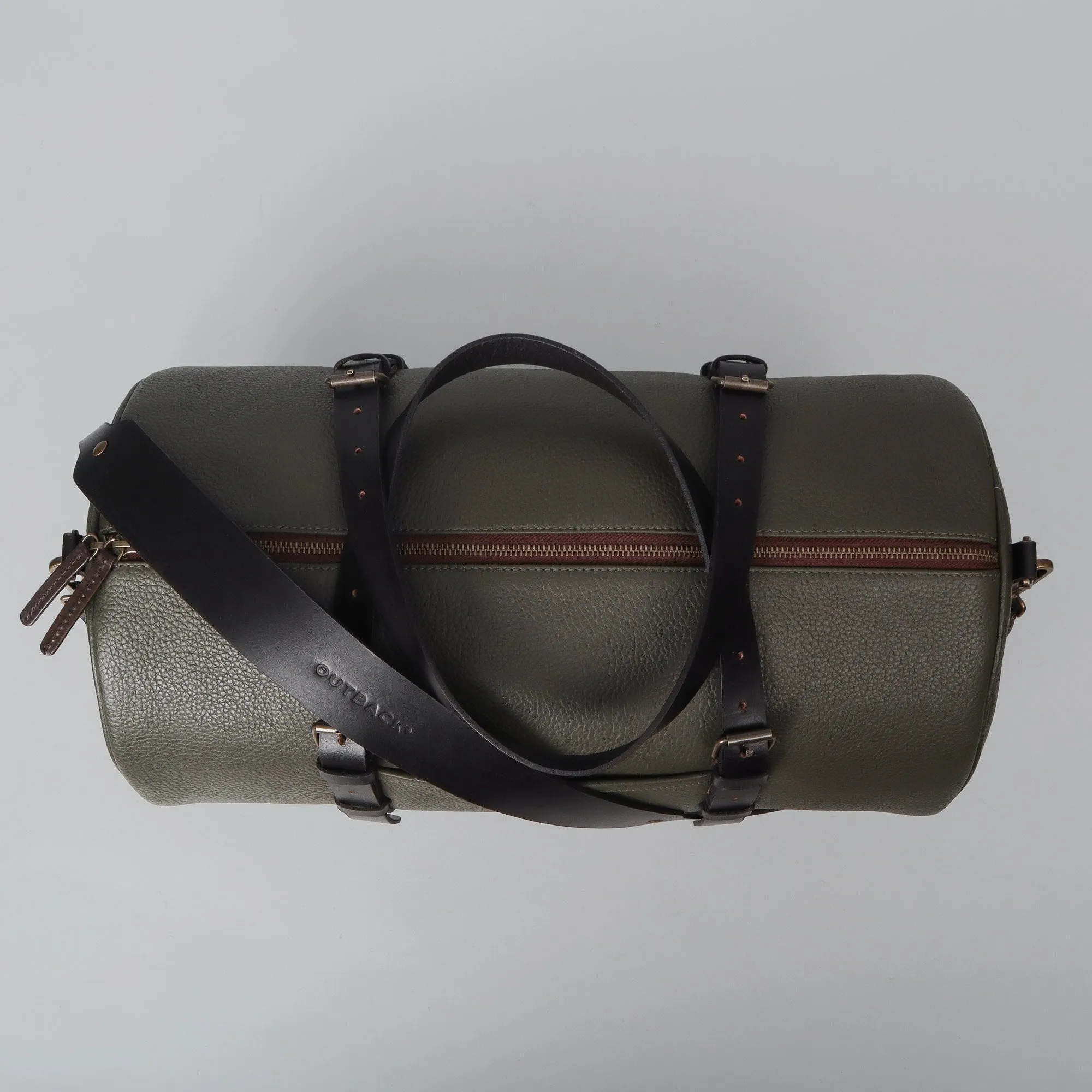 Miami Leather Gym Bag