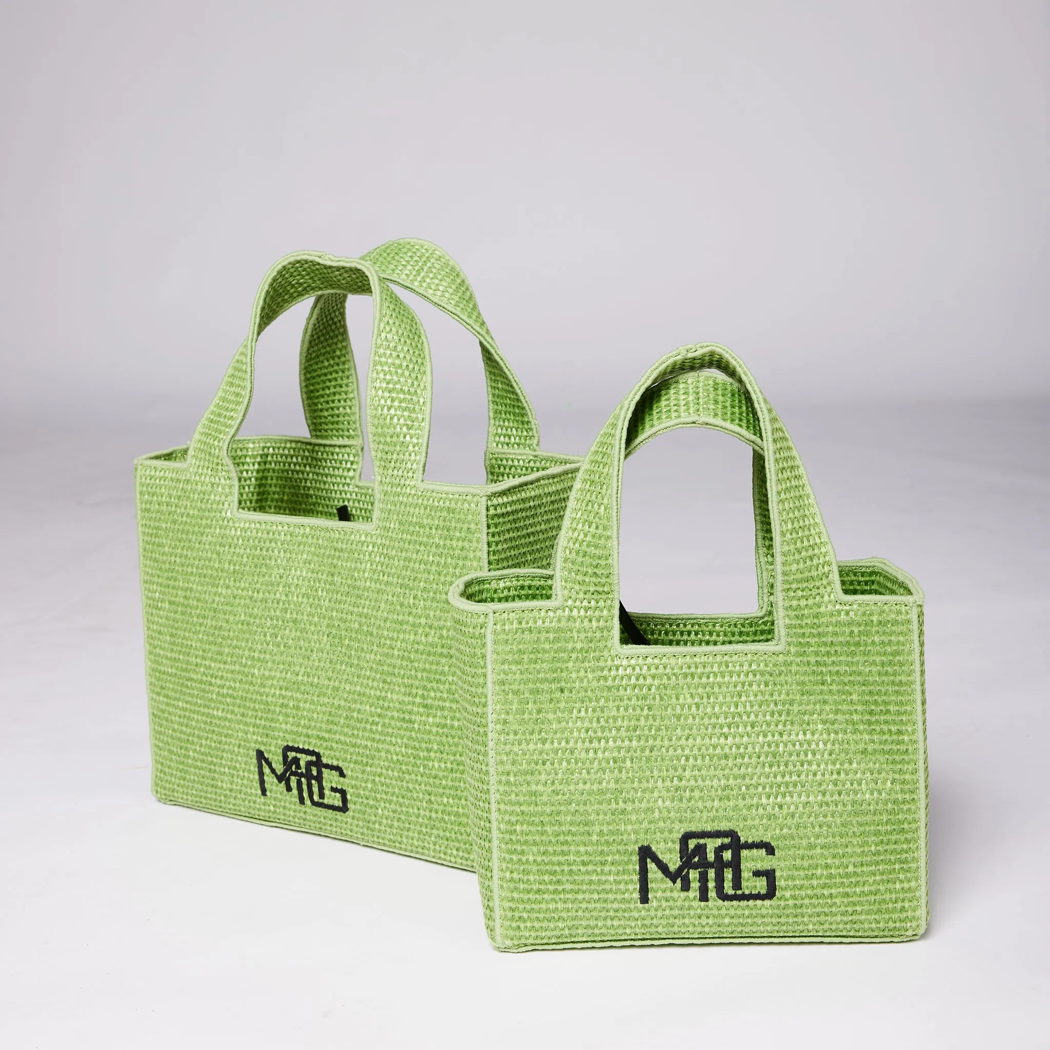 Mini MAG Raffia Tote