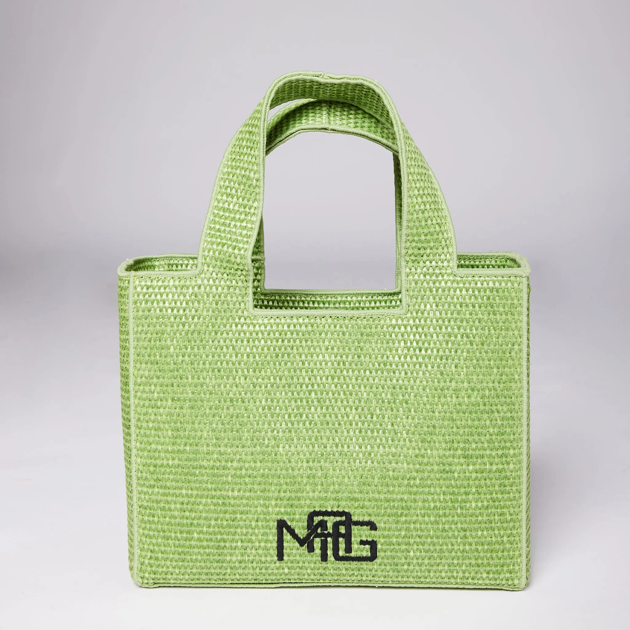 Mini MAG Raffia Tote