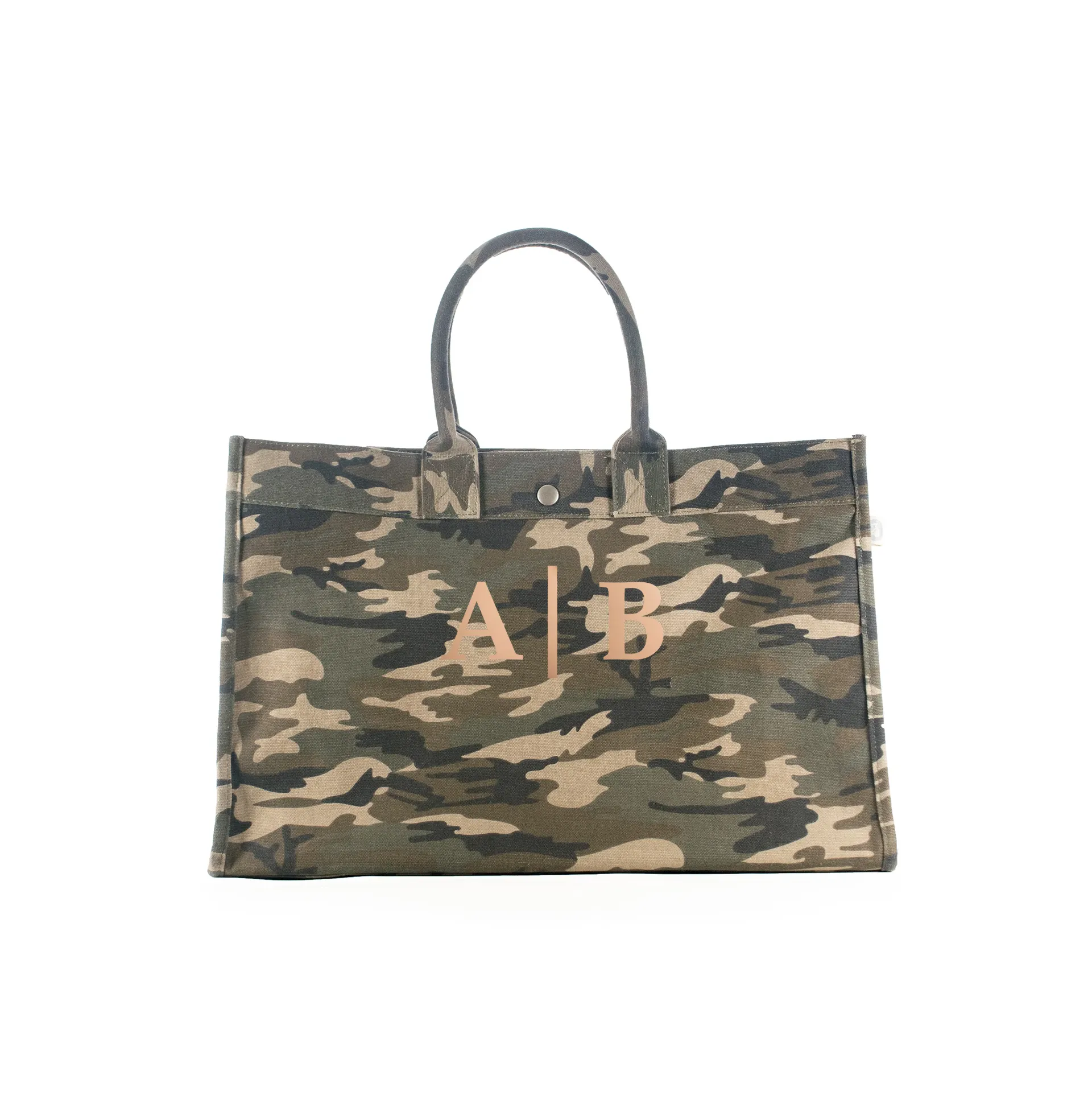 Monogram Stripe: East West Bag