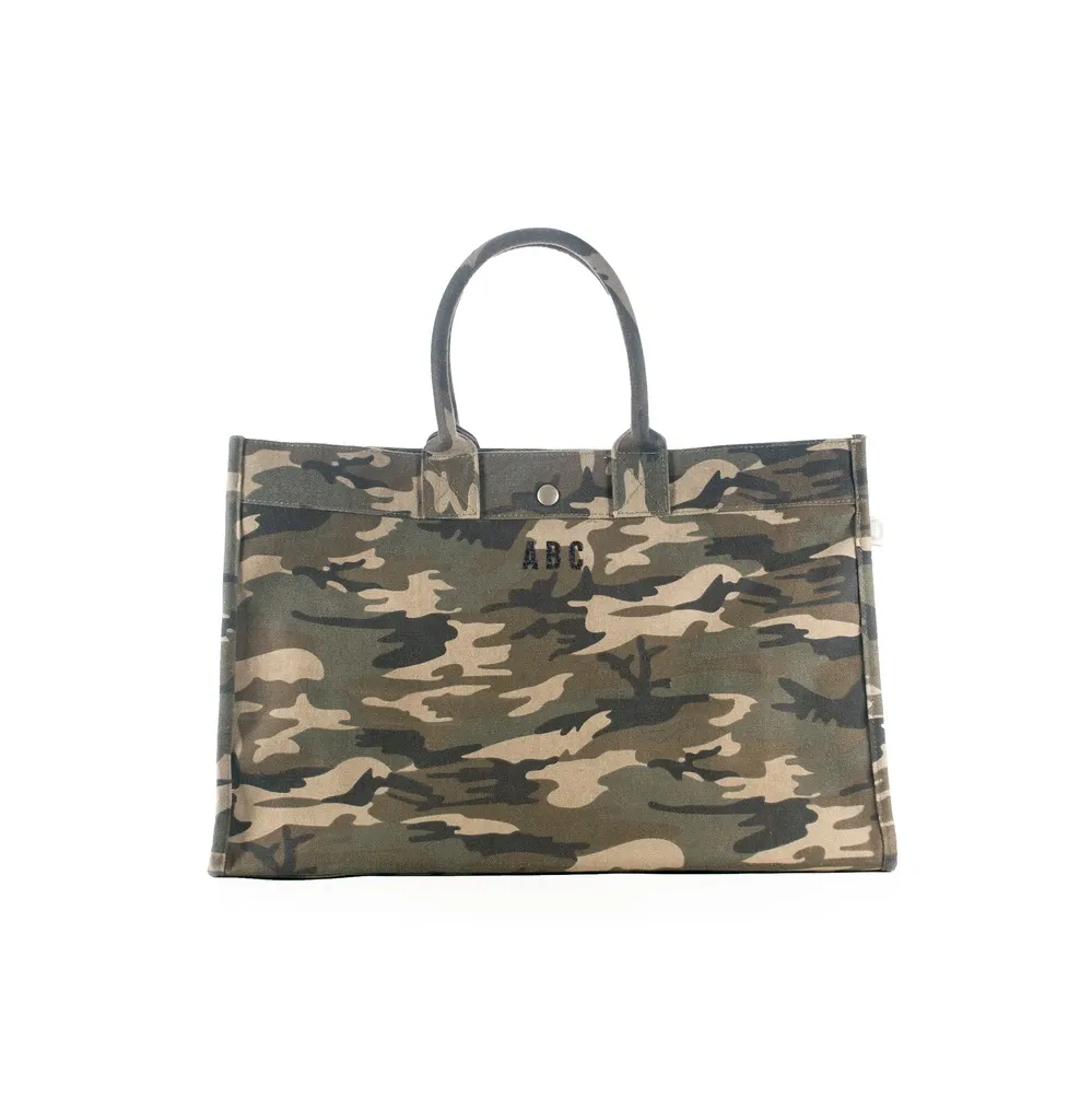 Monogram Stripe: East West Bag