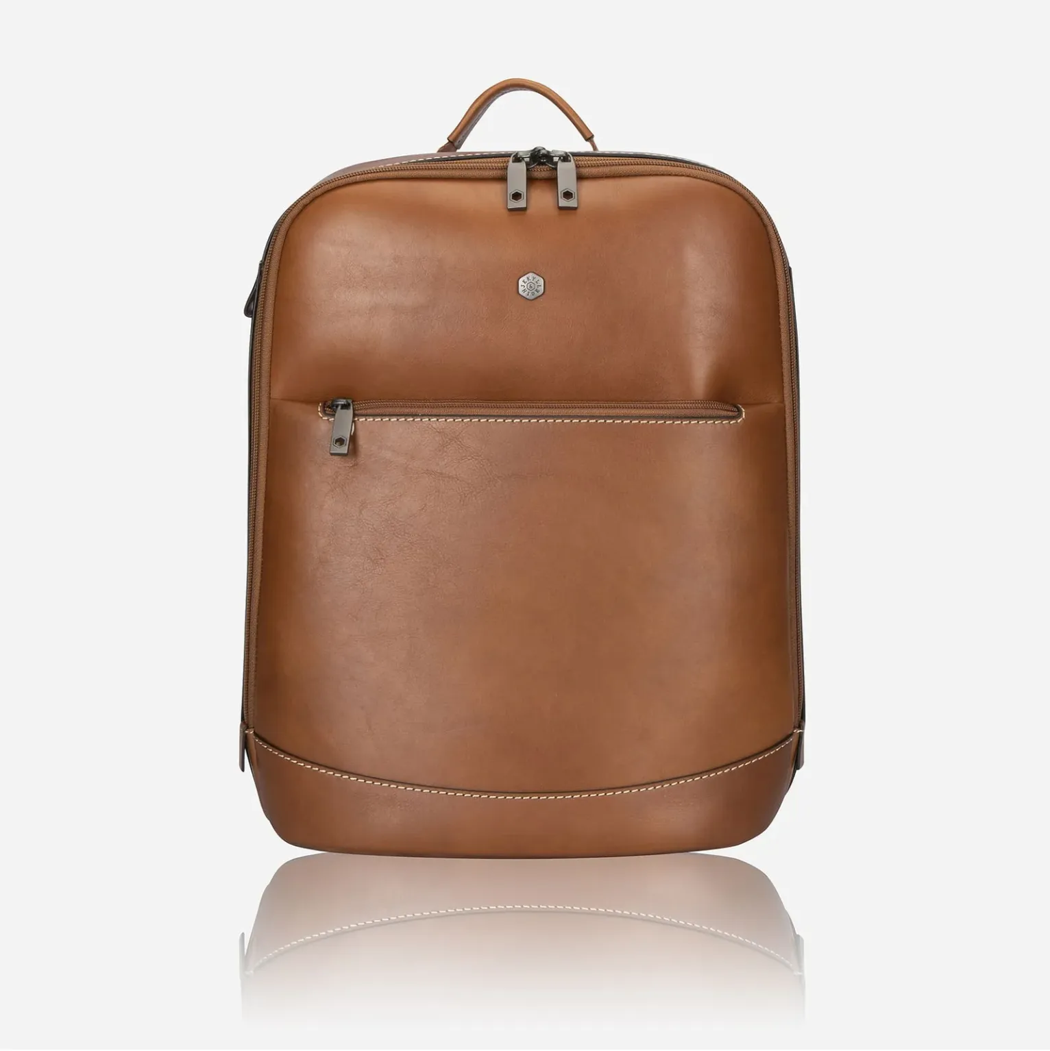 Montana Leather Laptop Backpack-7005MOCLG