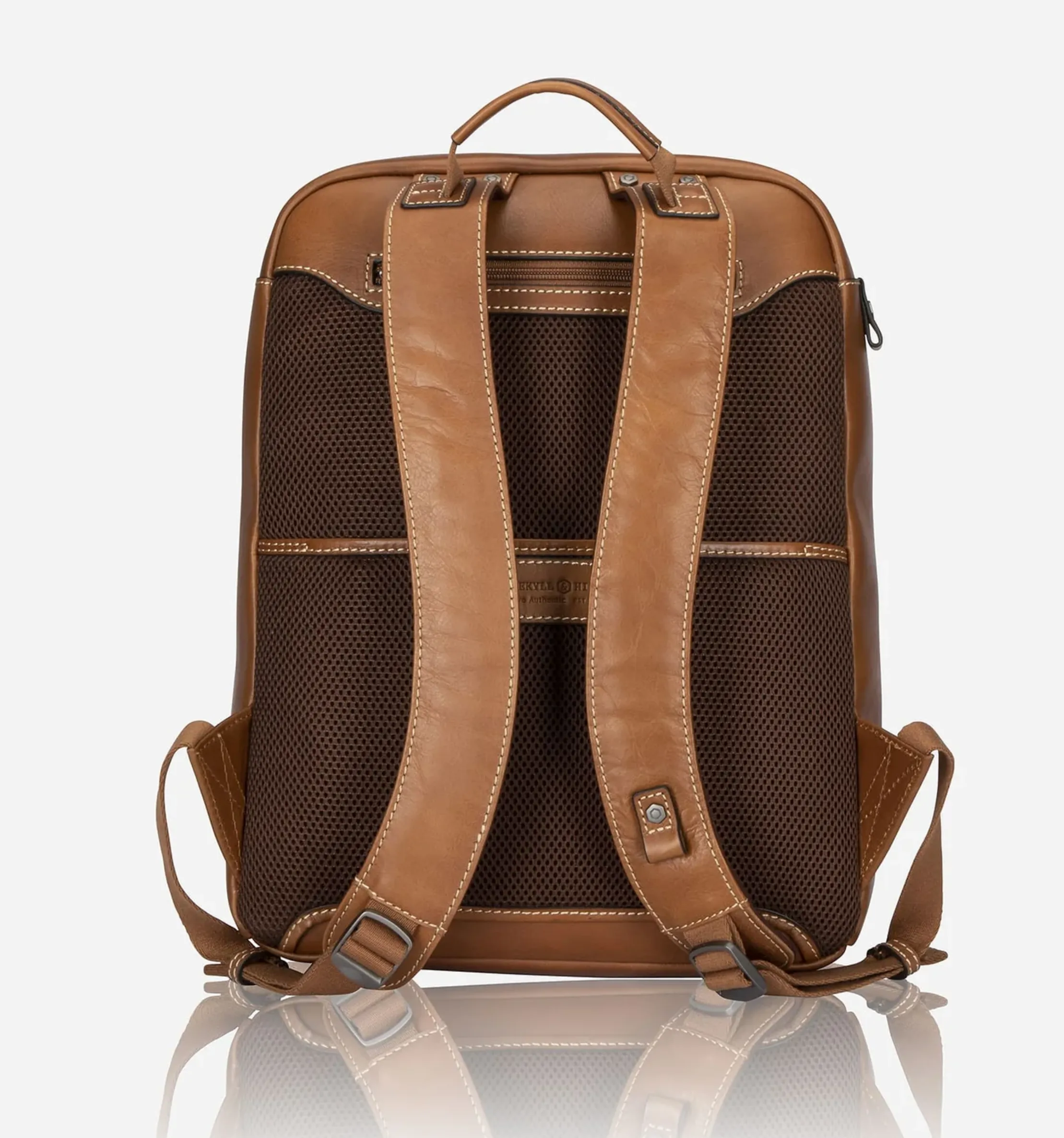 Montana Leather Laptop Backpack-7005MOCLG