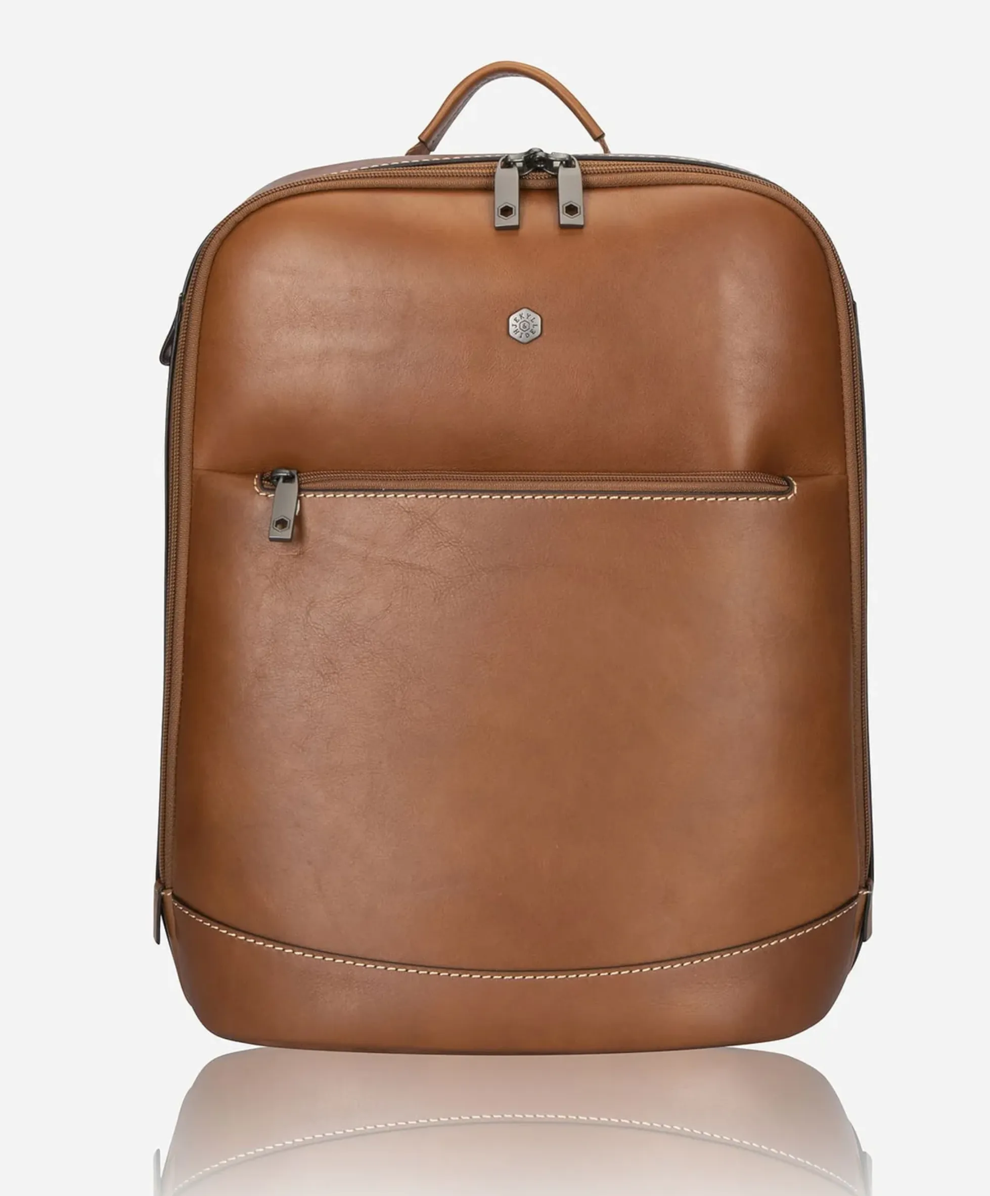 Montana Leather Laptop Backpack-7005MOCLG