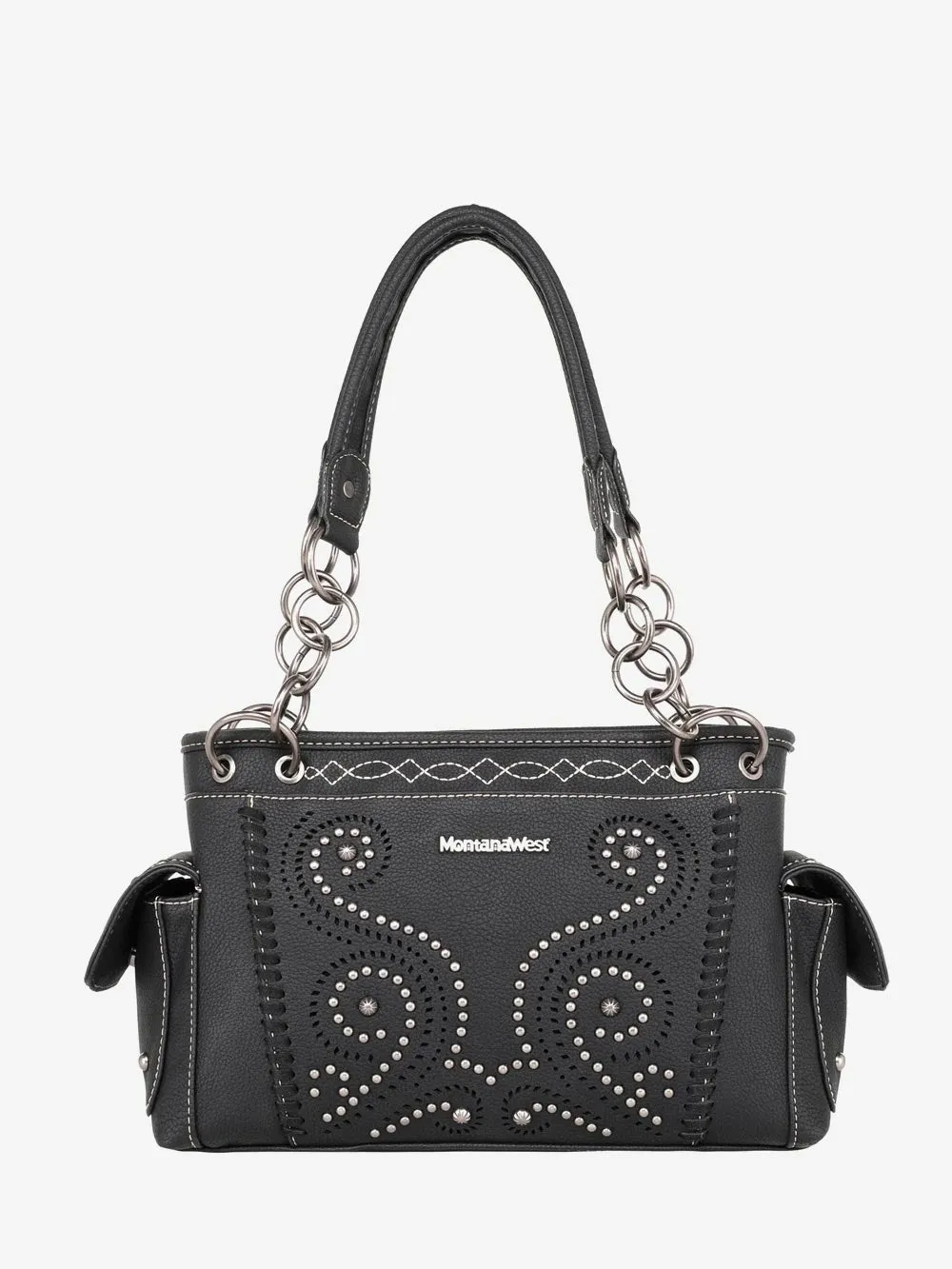 Montana West Laser Cut-out Swirl Concealed Carry Satchel