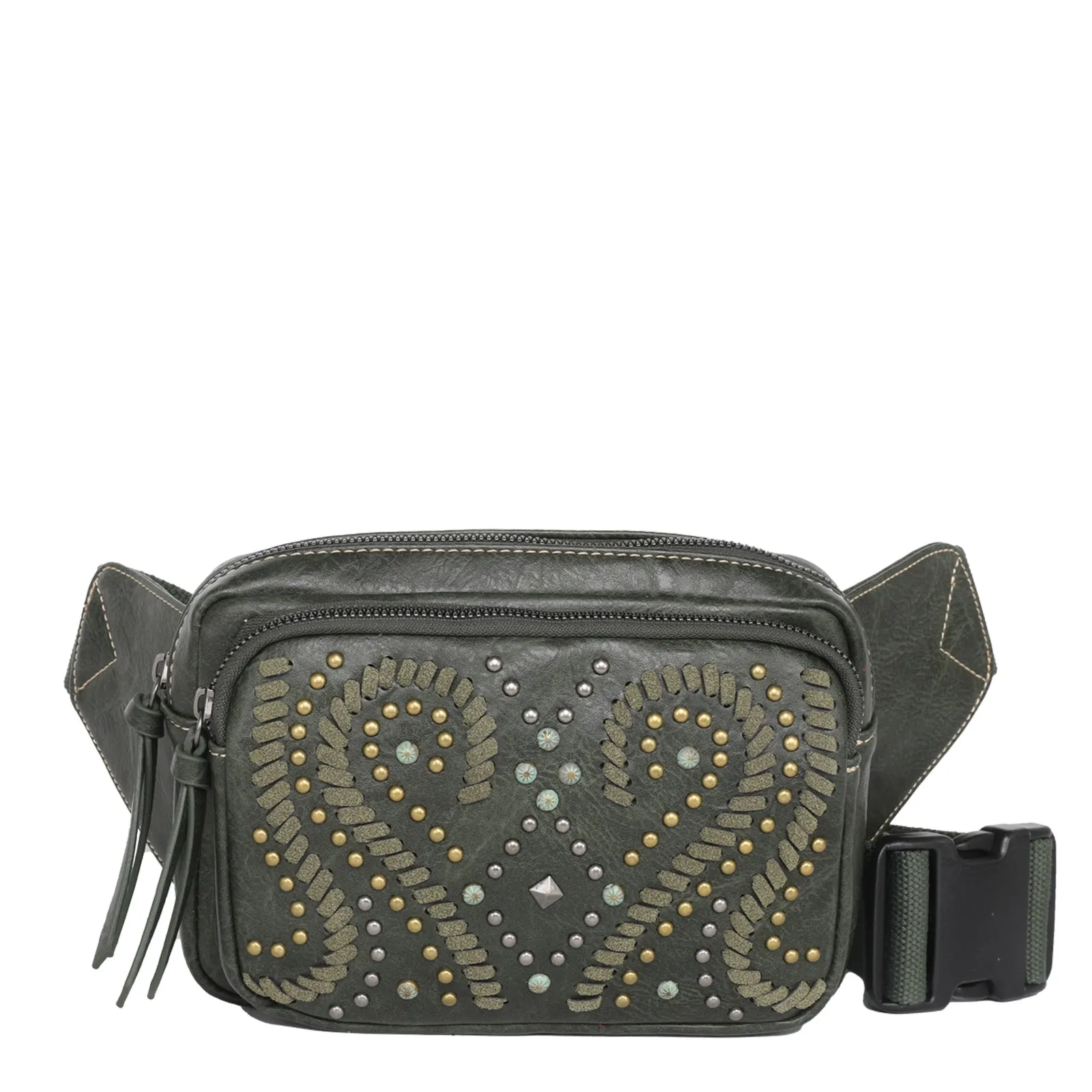 Montana West Whipstitch Collection Fanny Pack