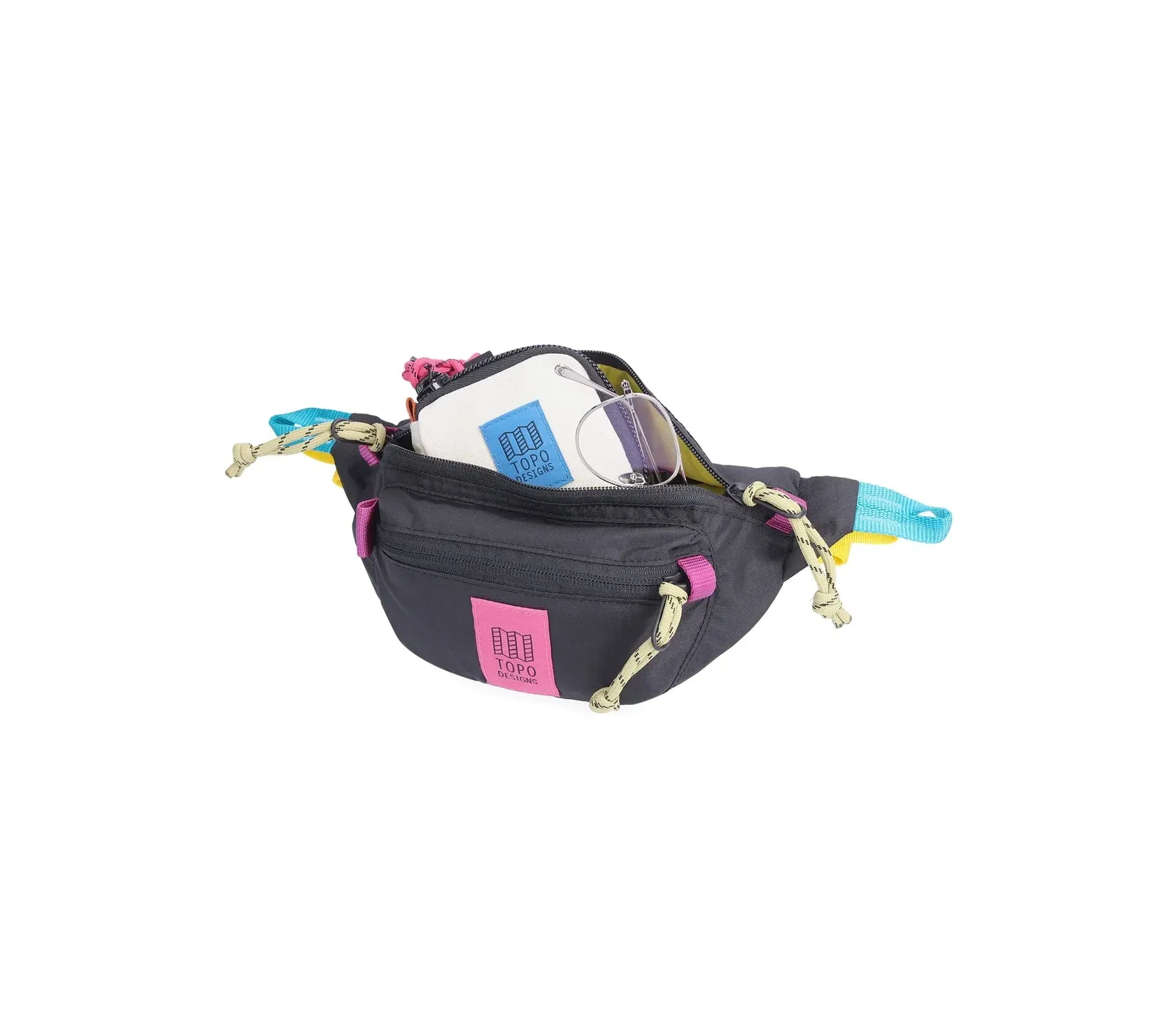 Mountain Waist Pack | Black/Pink