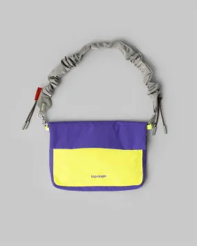 Musette Medium / Electric Purple / Neon Yellow (Papery) / Bungee Wrist Strap / Moss