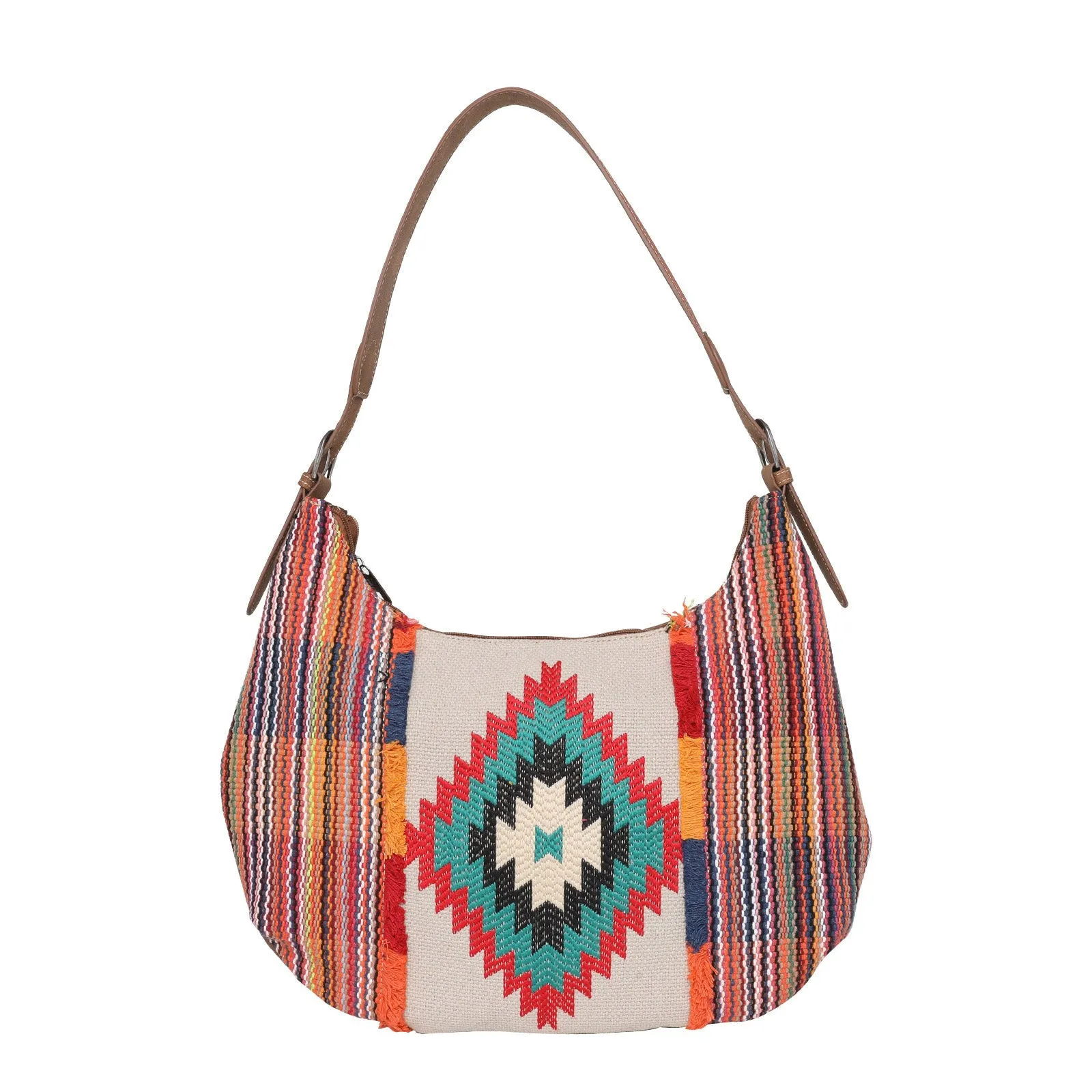 MW1069G-920 Montana West Aztec Tapestry Bohemian Hobo Concealed Carry Bag