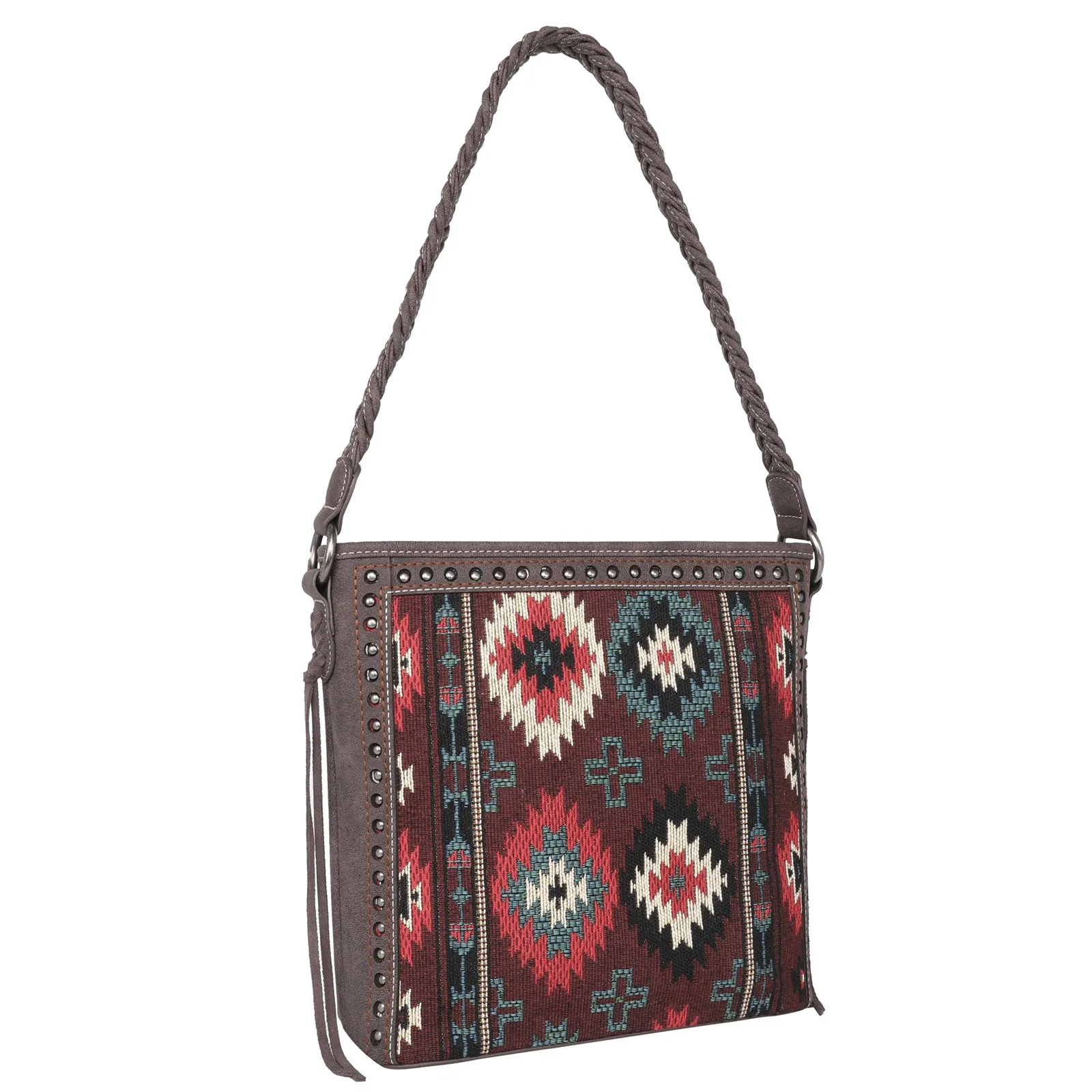 MW1202G-918 Montana West Aztec Tapestry Concealed Carry Hobo