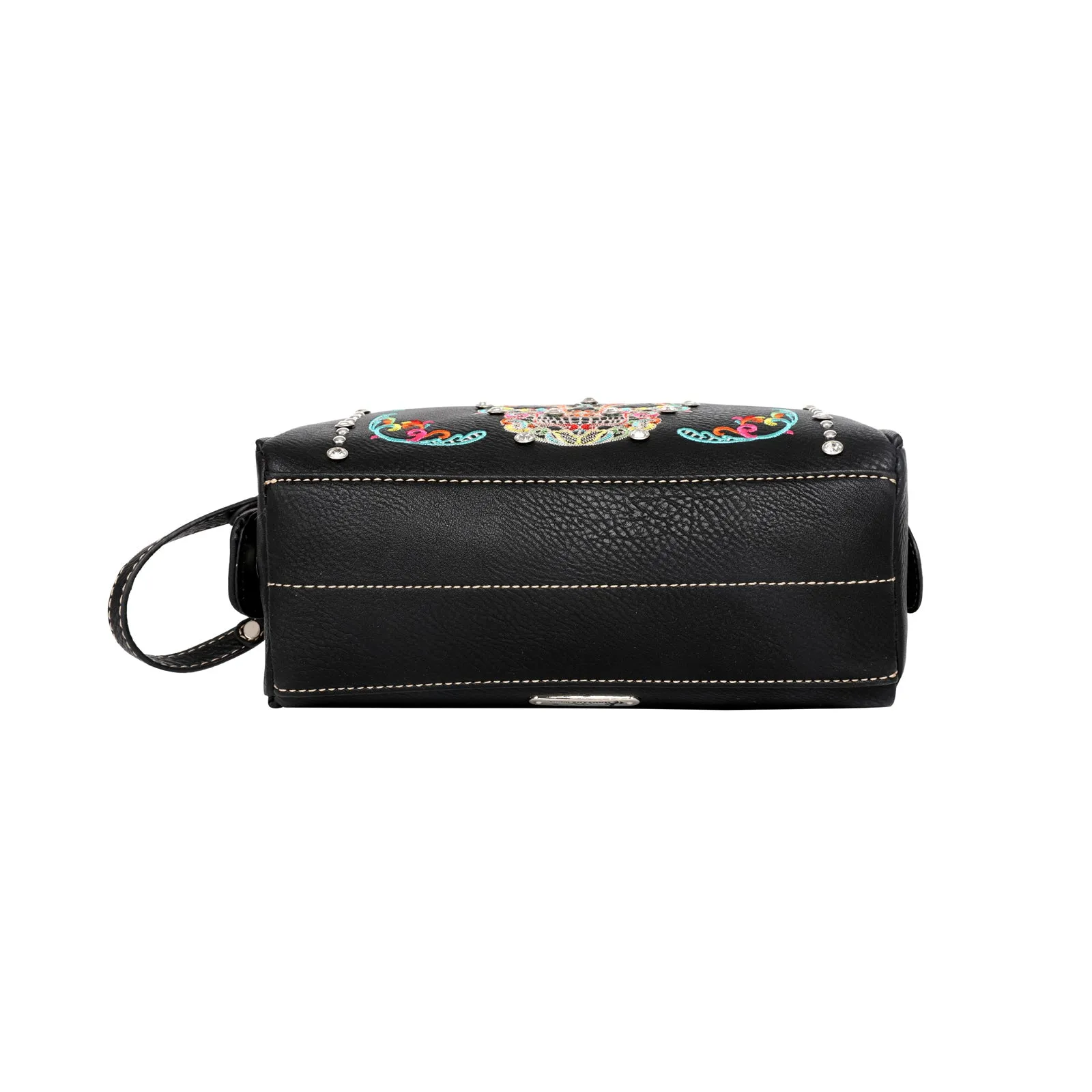 MW494-190  Montana West Sugar Skull Multi Purpose/Travel Pouch