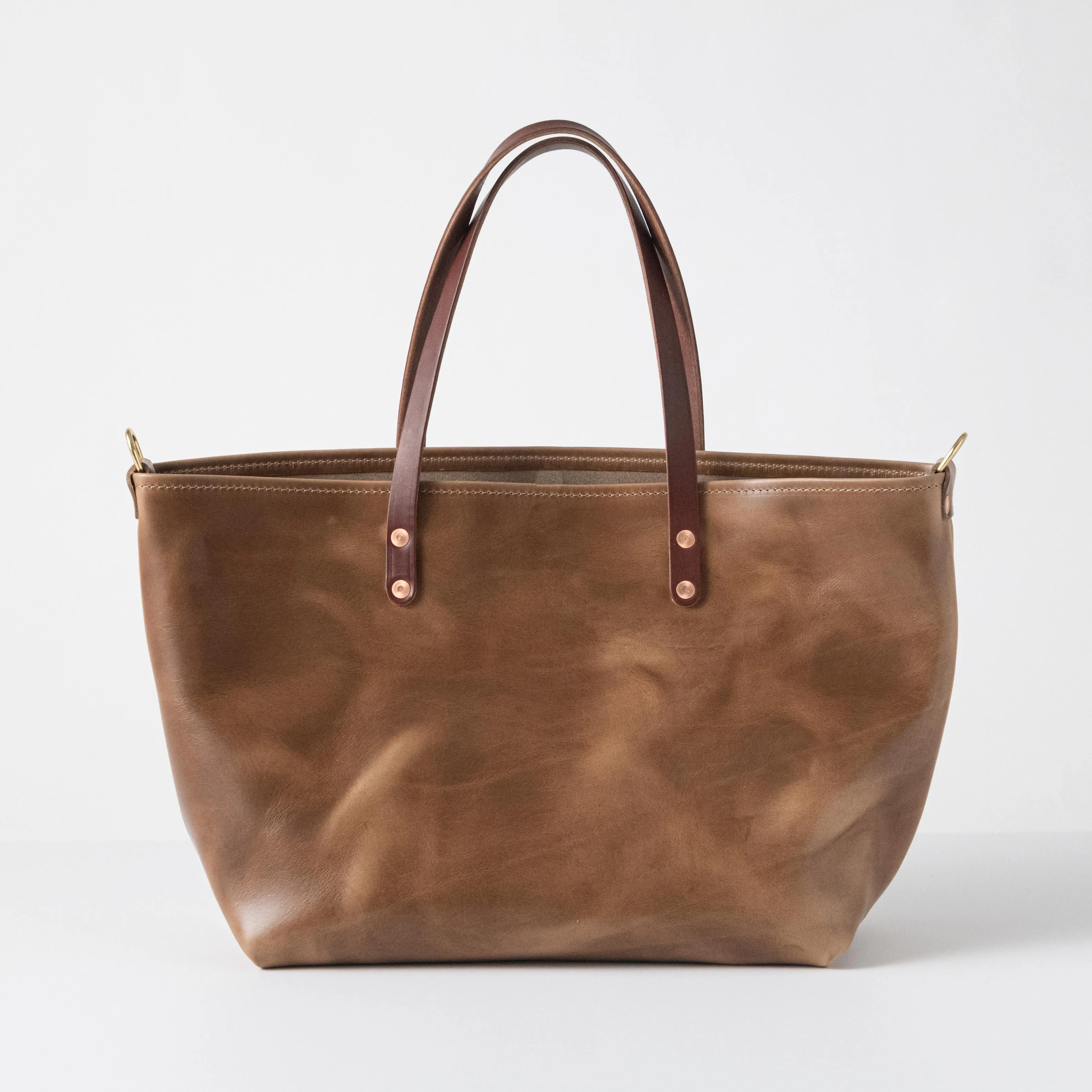 Natural Chromexcel Market Tote