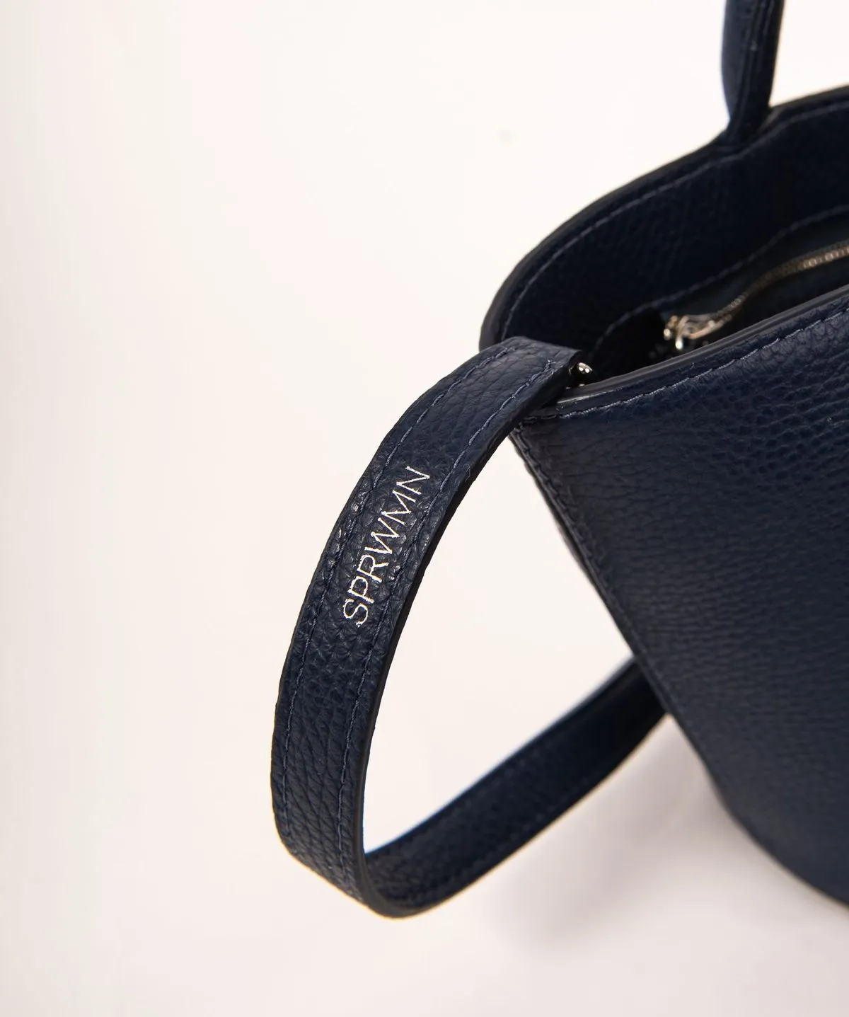 Navy Mini Panier Bag