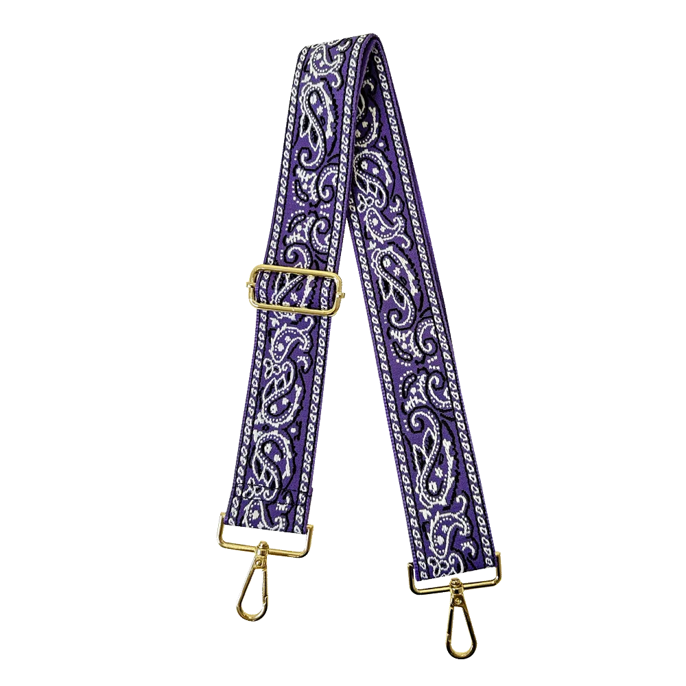 Paisley Interchangeable Woven Bag Strap