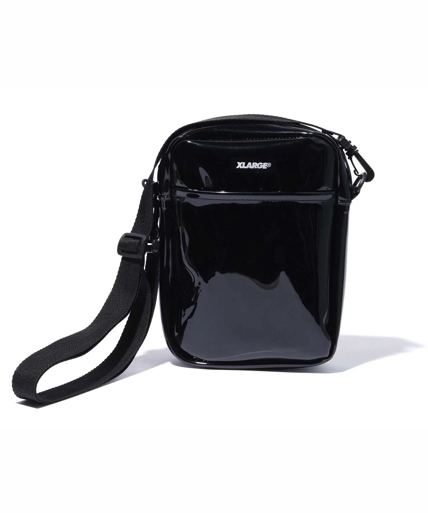 PATCHED SHOULDER PVC BAG