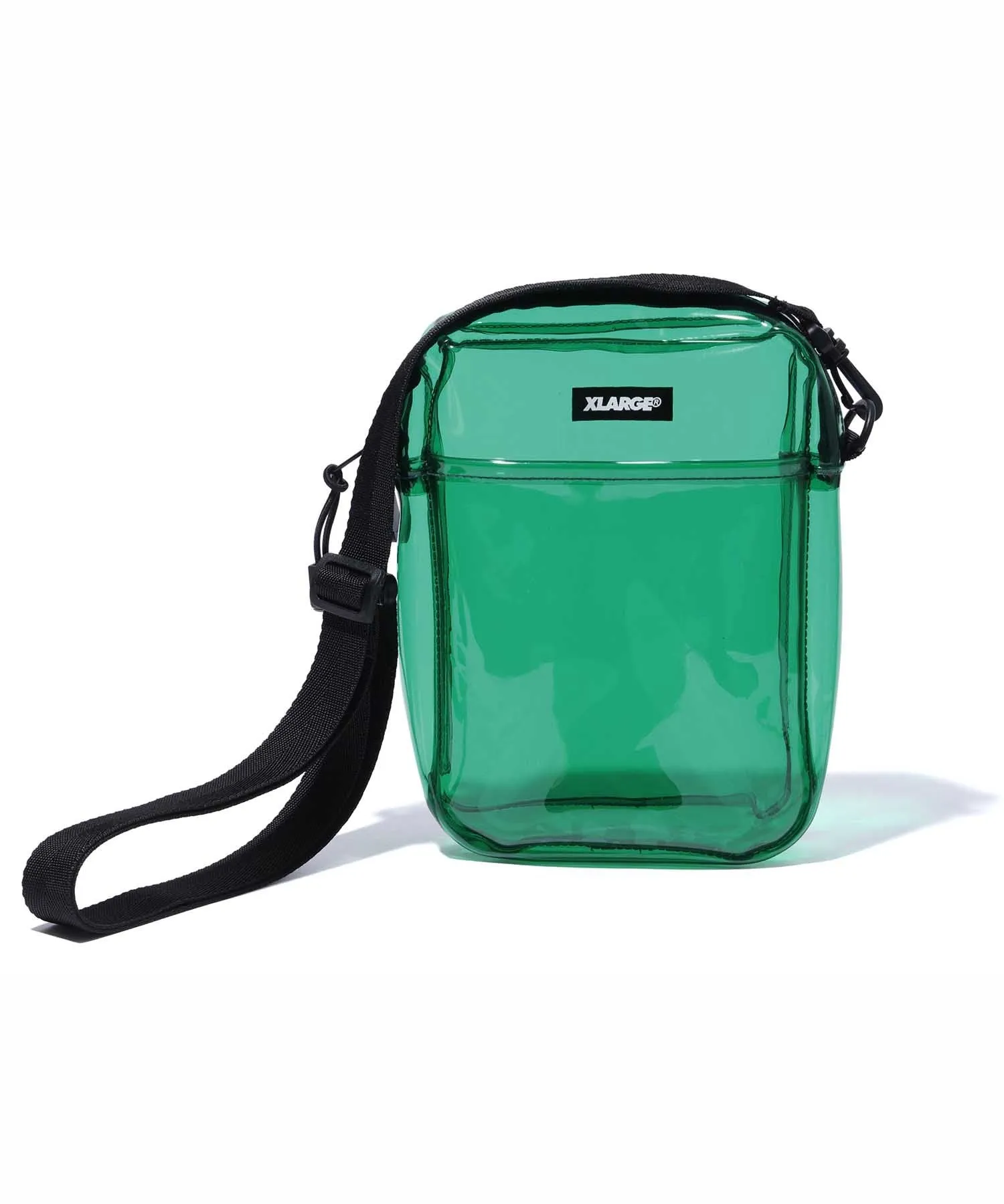 PATCHED SHOULDER PVC BAG