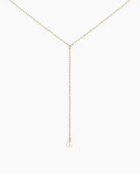 Pearl Lariat Necklace