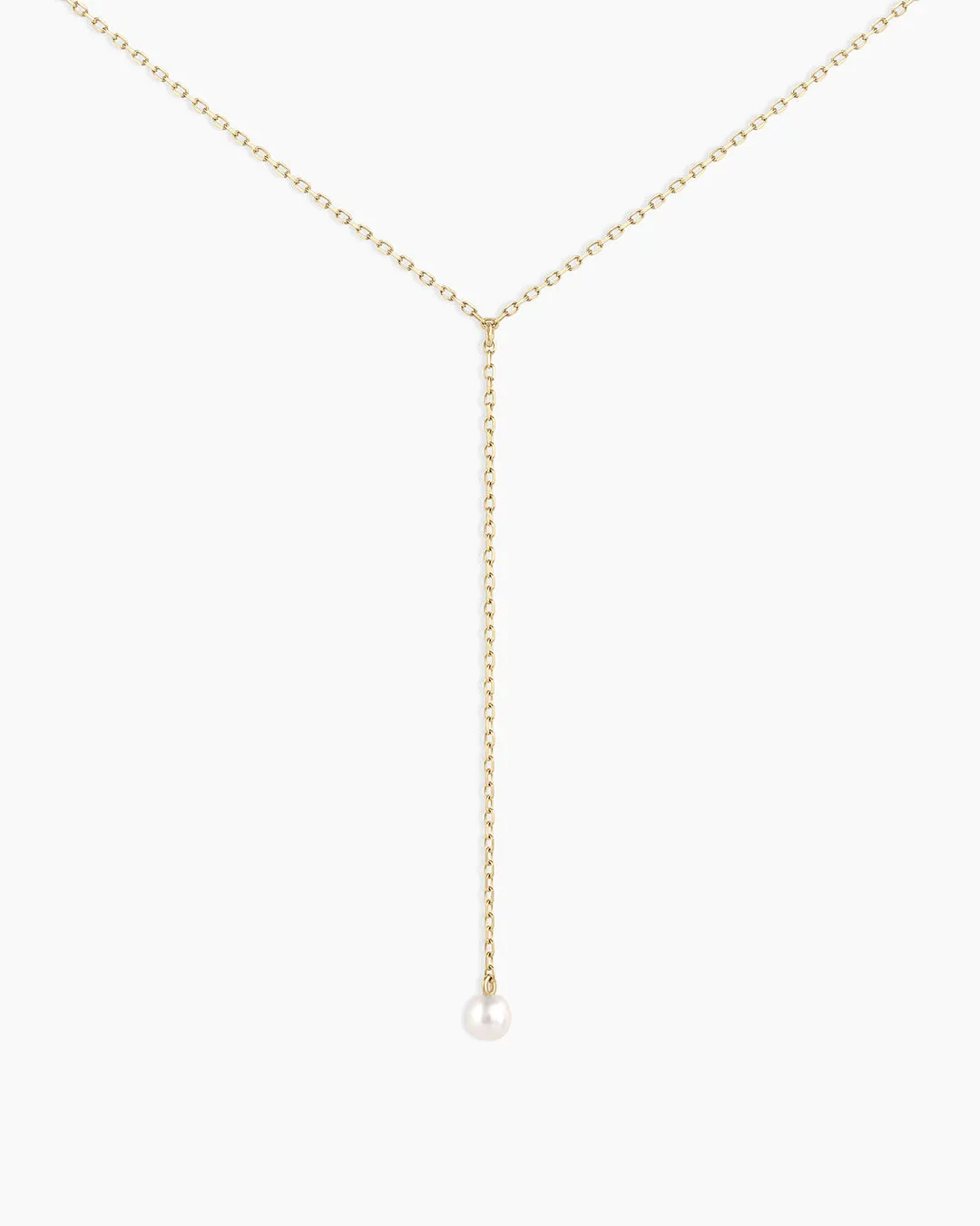 Pearl Lariat Necklace