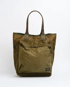 PORTER FORCE TOTE BAG OLIVE DRAB