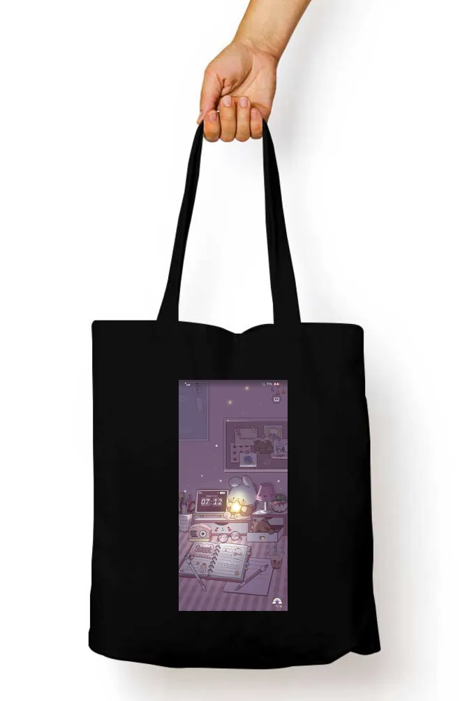 Purple Night Glow Tote Bag