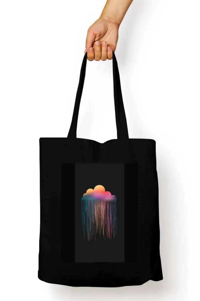 Rainbow Rain Tote Bag