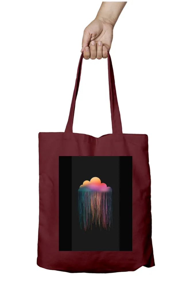 Rainbow Rain Tote Bag