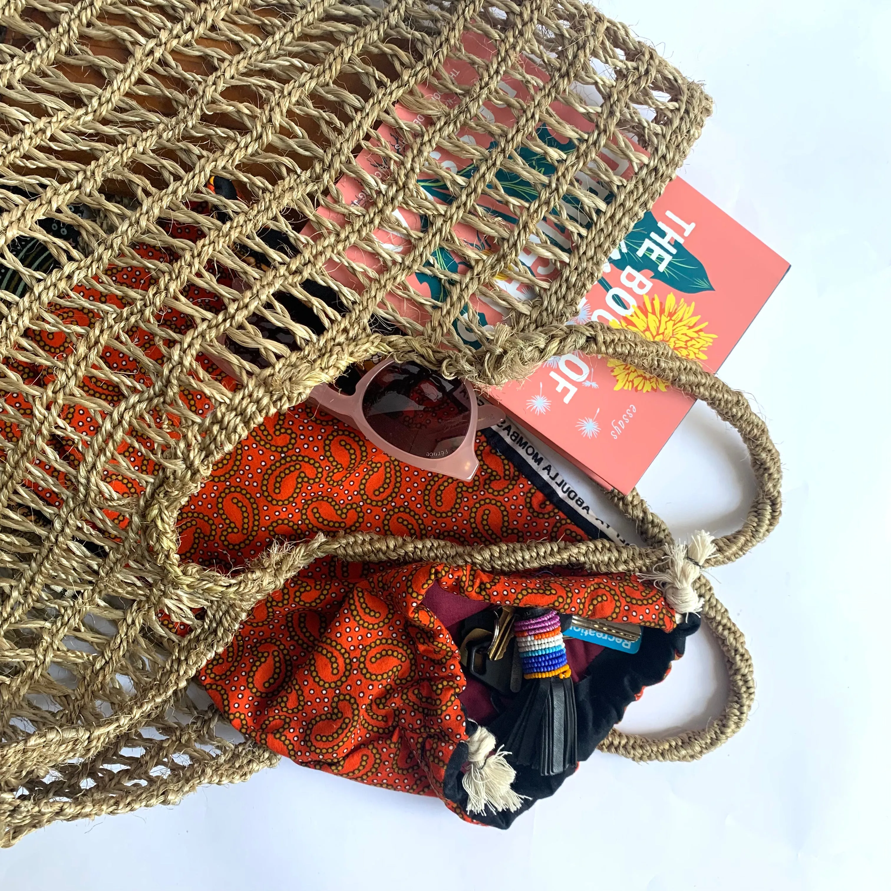 Rattan Beach Bag