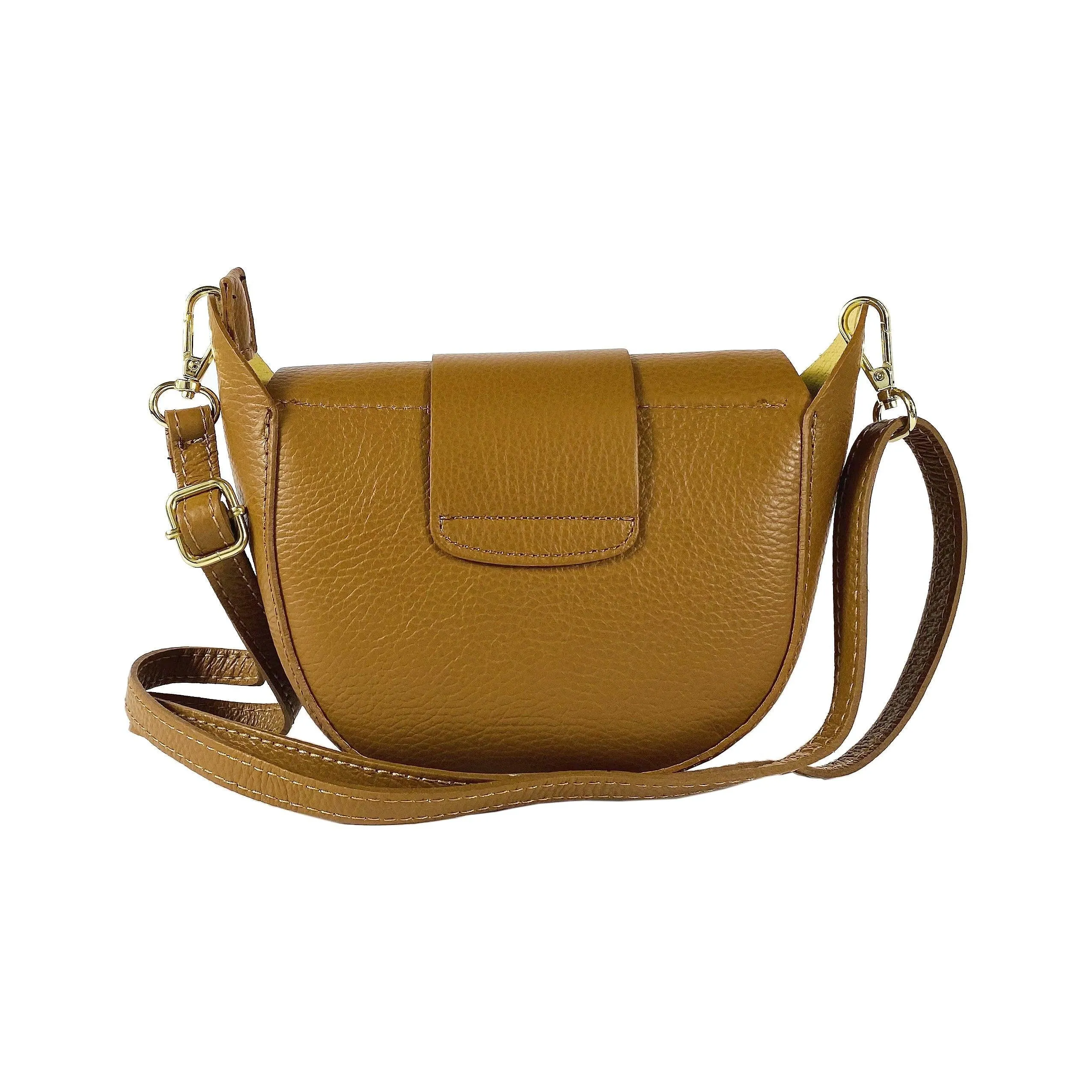 RB1010S | Women's Shoulder Bag in Genuine Leather | 21 x 17 x 8 cm