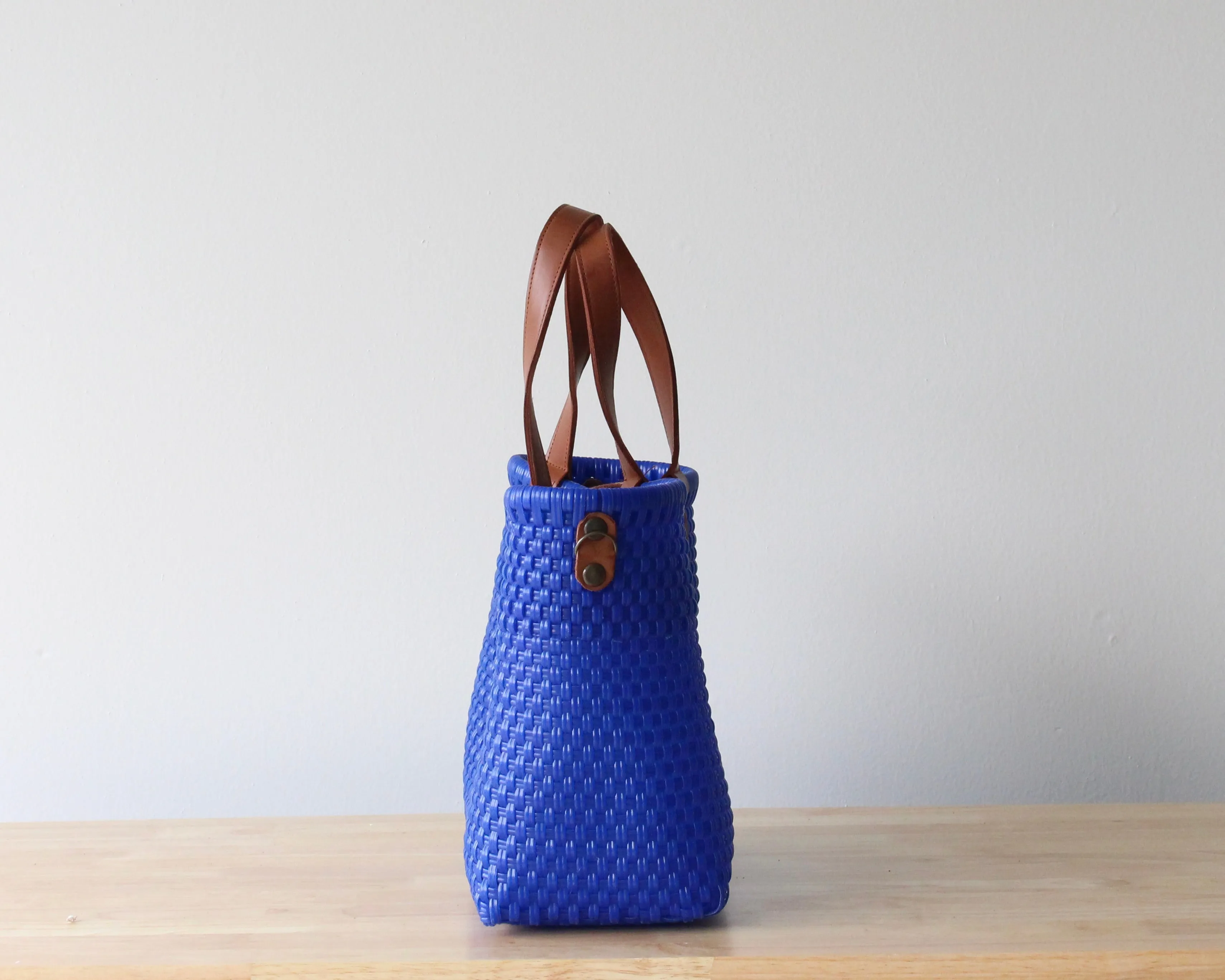 Royal Blue Handwoven Purse by MexiMexi