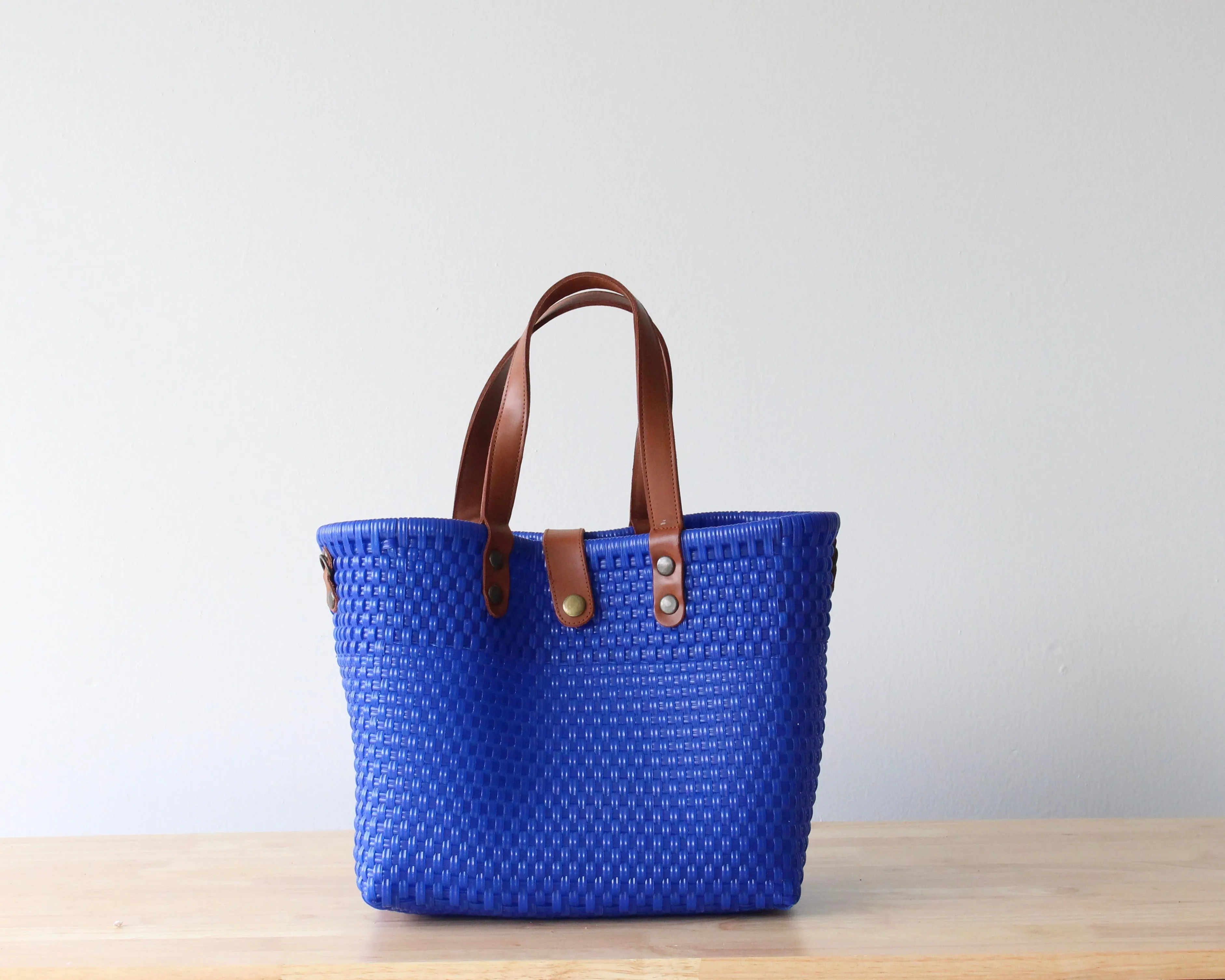 Royal Blue Handwoven Purse by MexiMexi