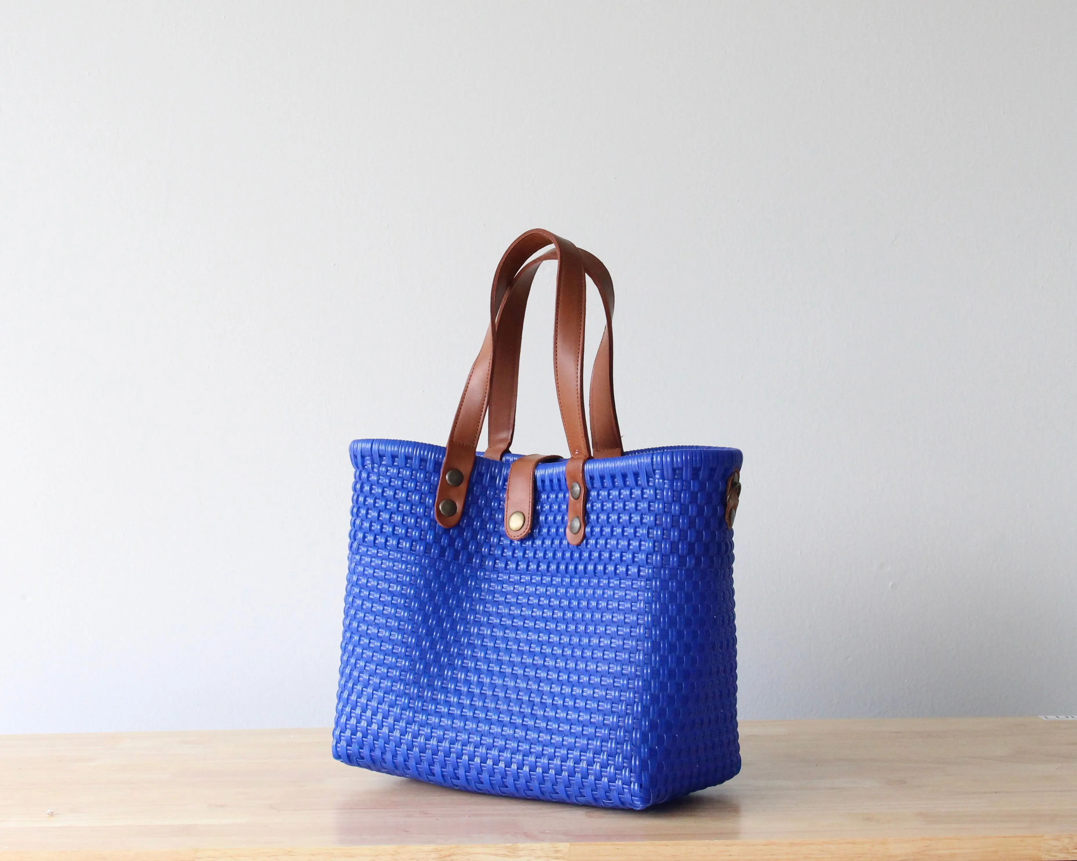 Royal Blue Handwoven Purse by MexiMexi