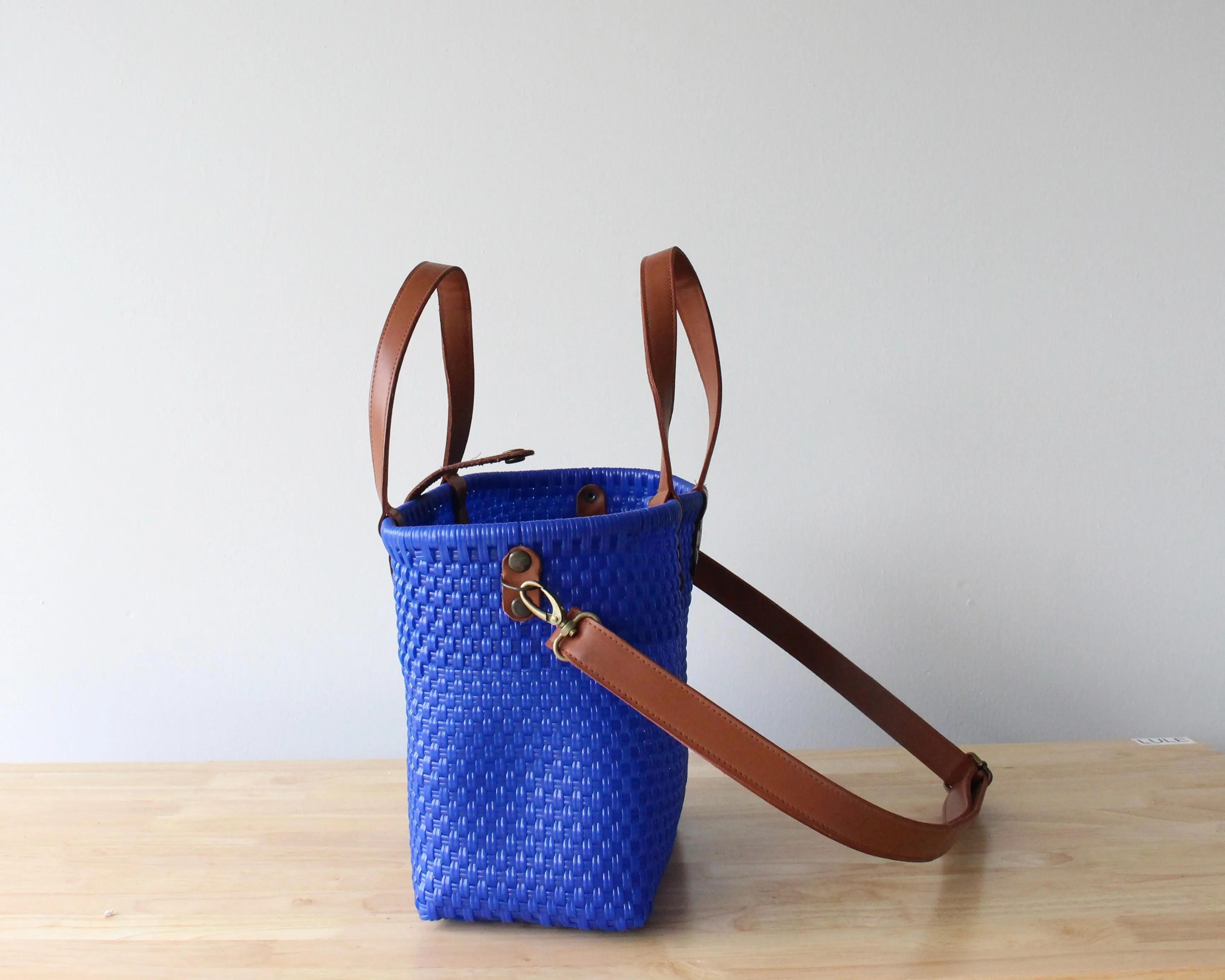 Royal Blue Handwoven Purse by MexiMexi