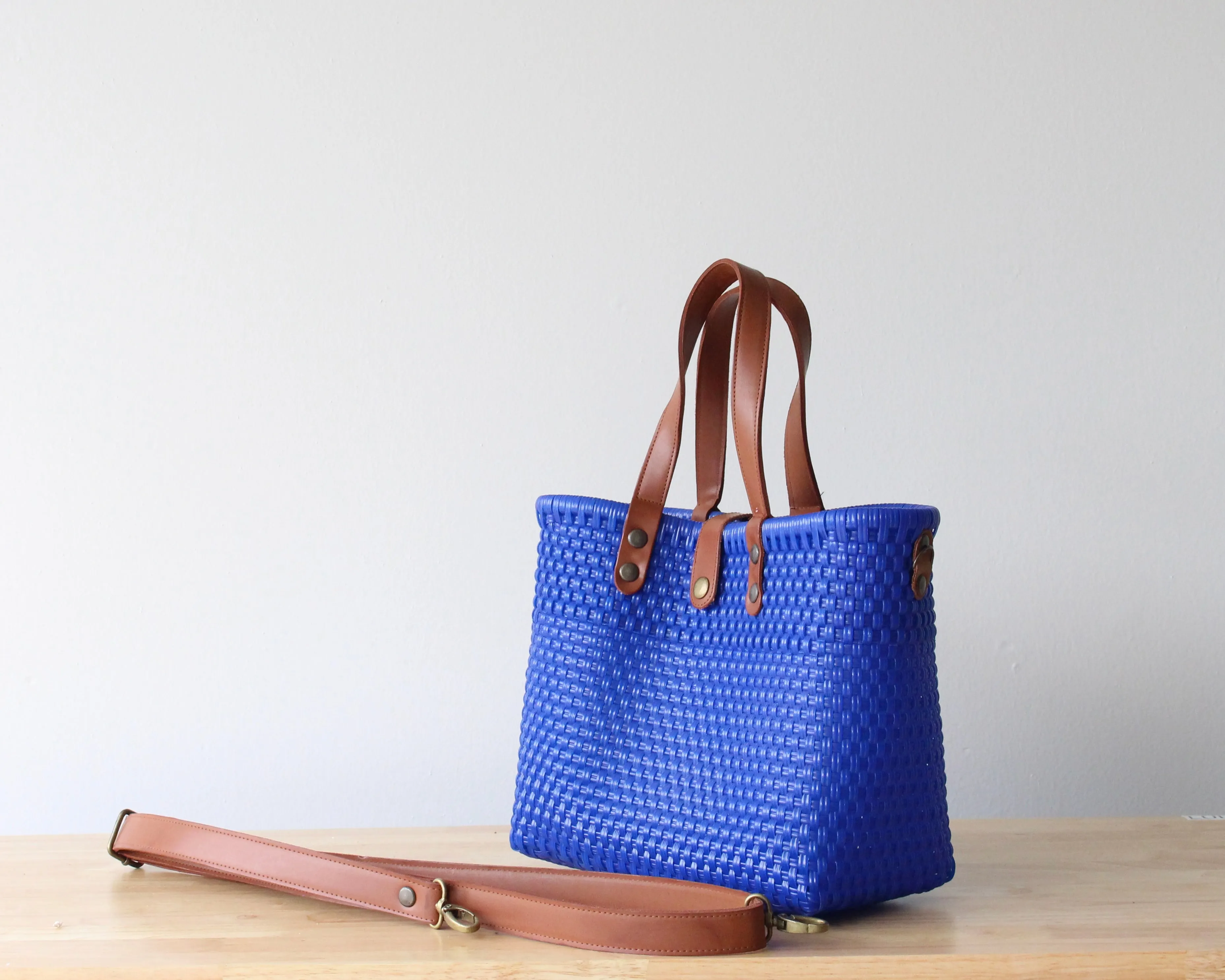 Royal Blue Handwoven Purse by MexiMexi