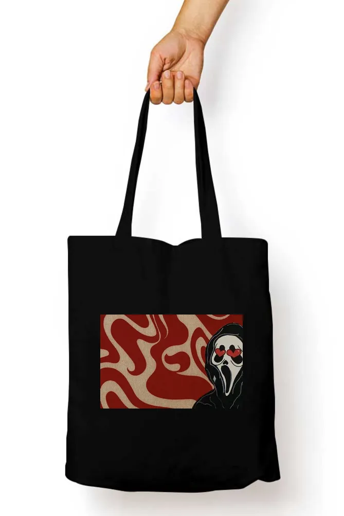 Scream Heart Eyes Tote Bag