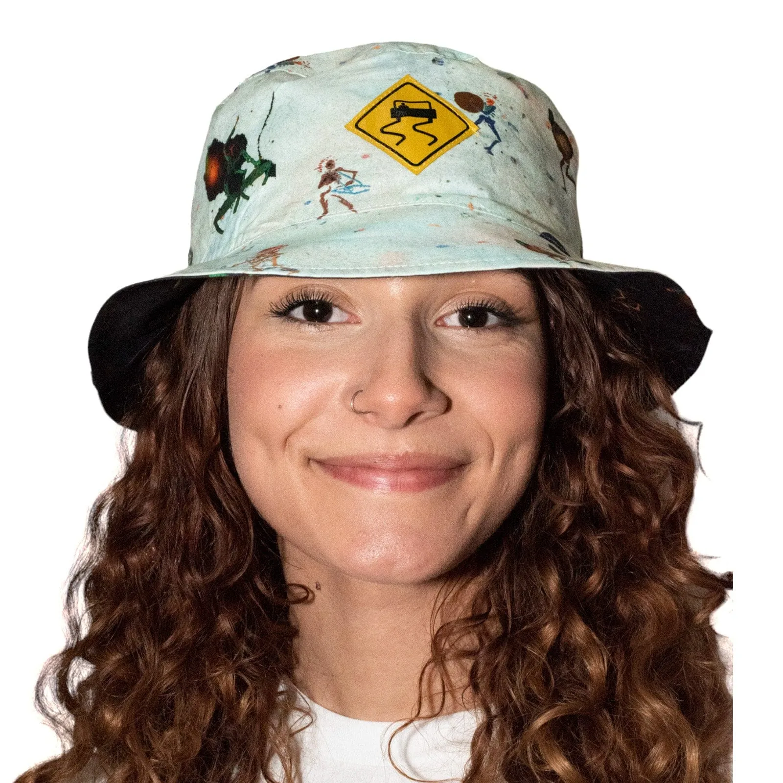 SKIDZ x Mickey Hart Psychopomp Reversible Bucket Hat