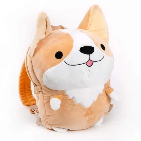 Smoko Cute Milo Plush Corgi Back Pack