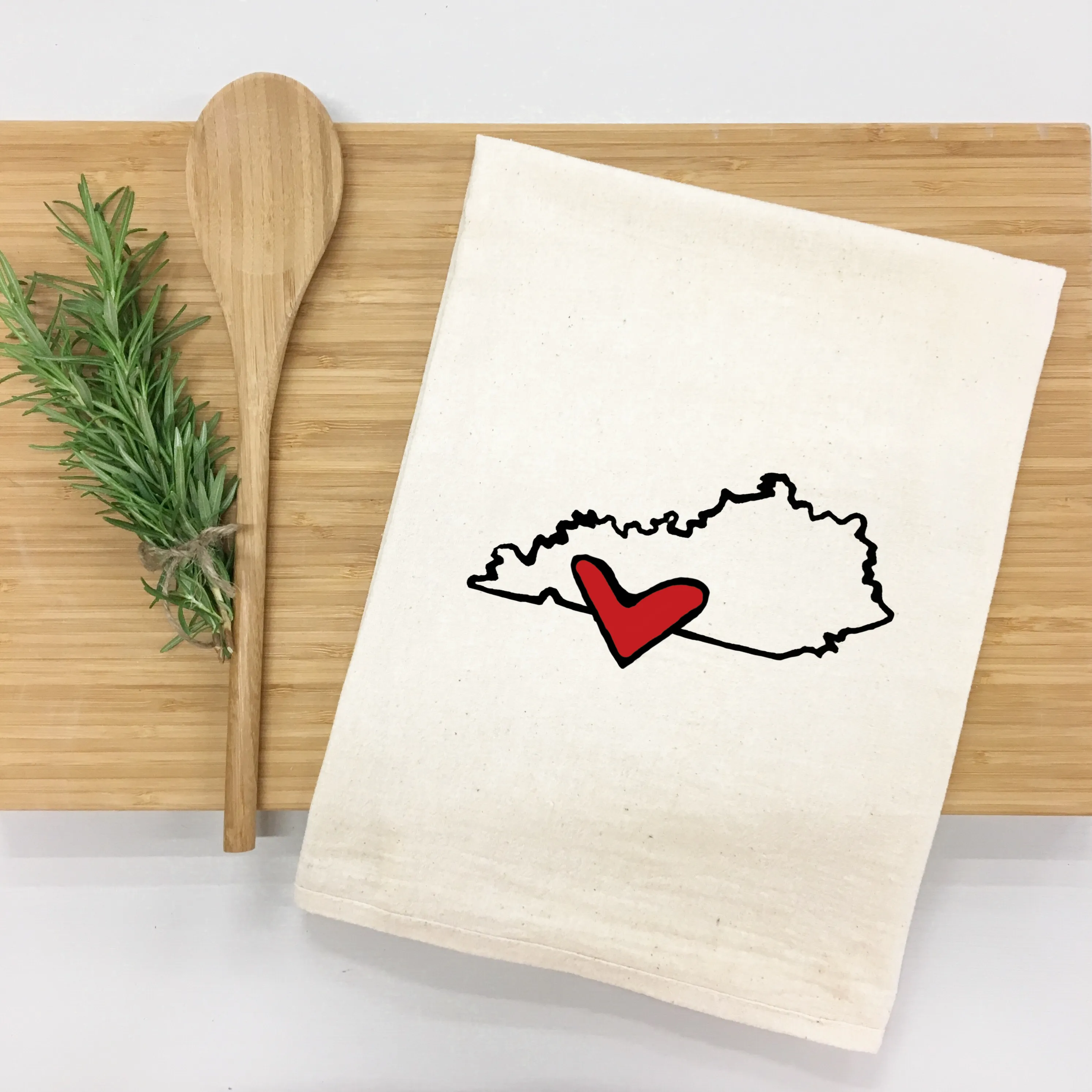 *State Love tea towel