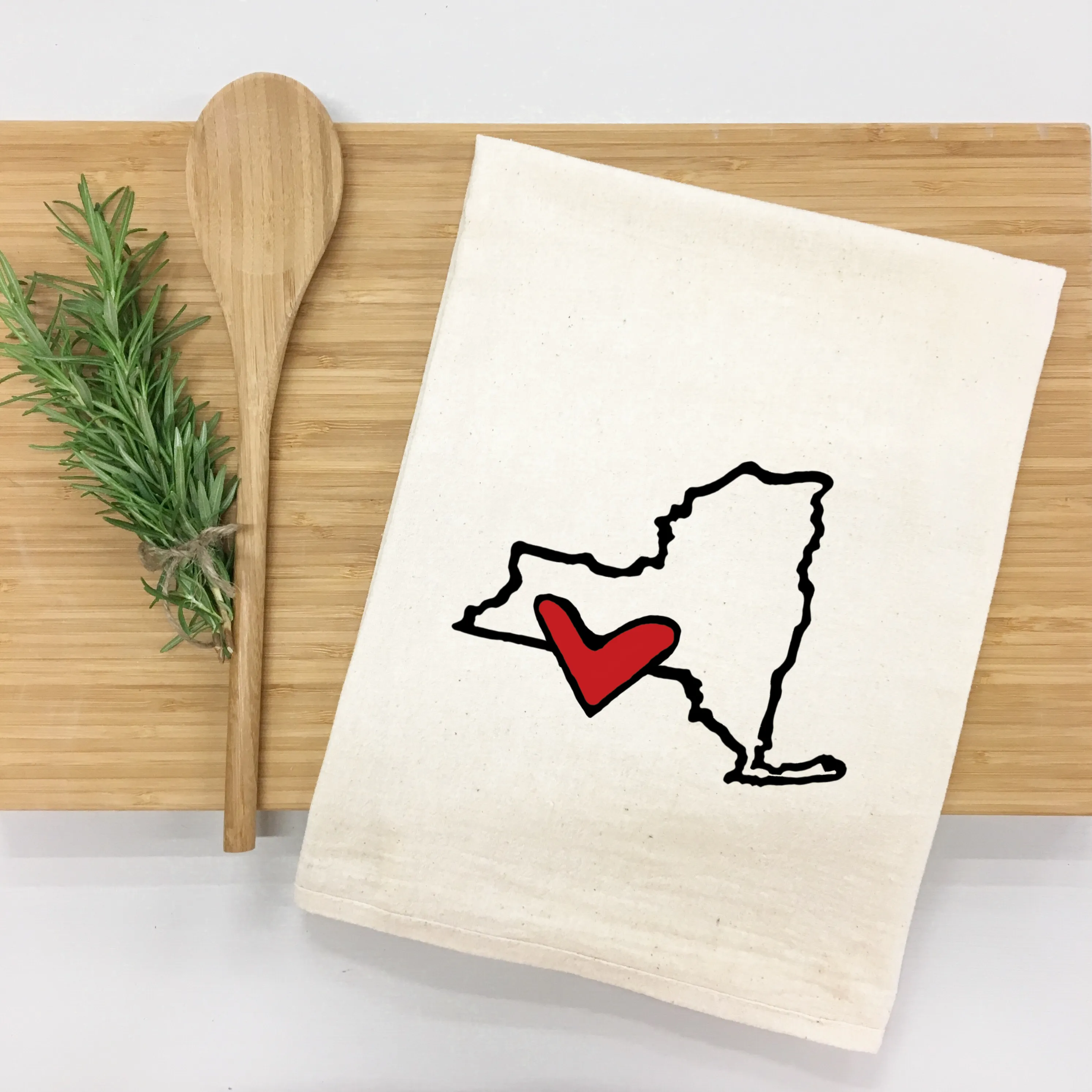 *State Love tea towel