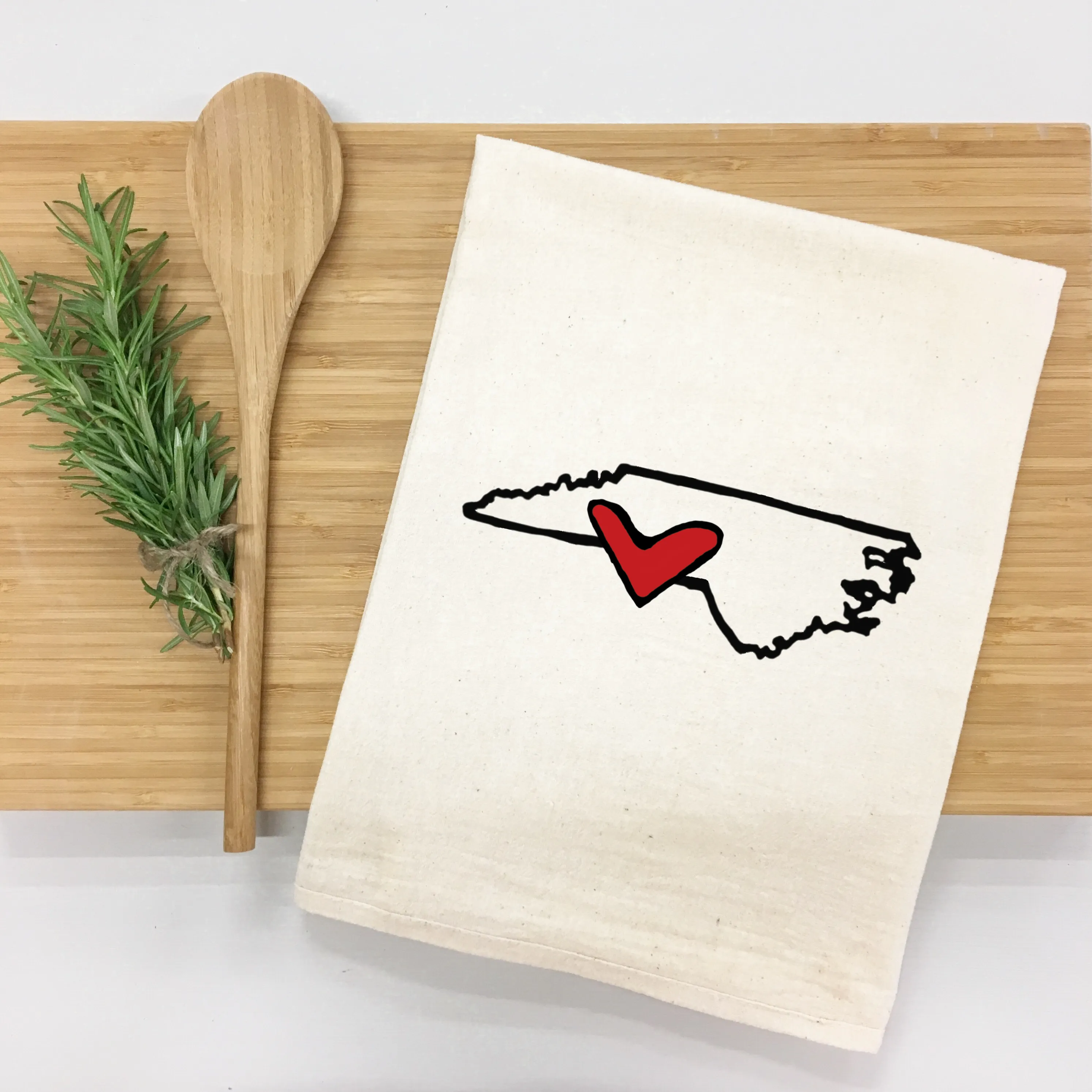 *State Love tea towel