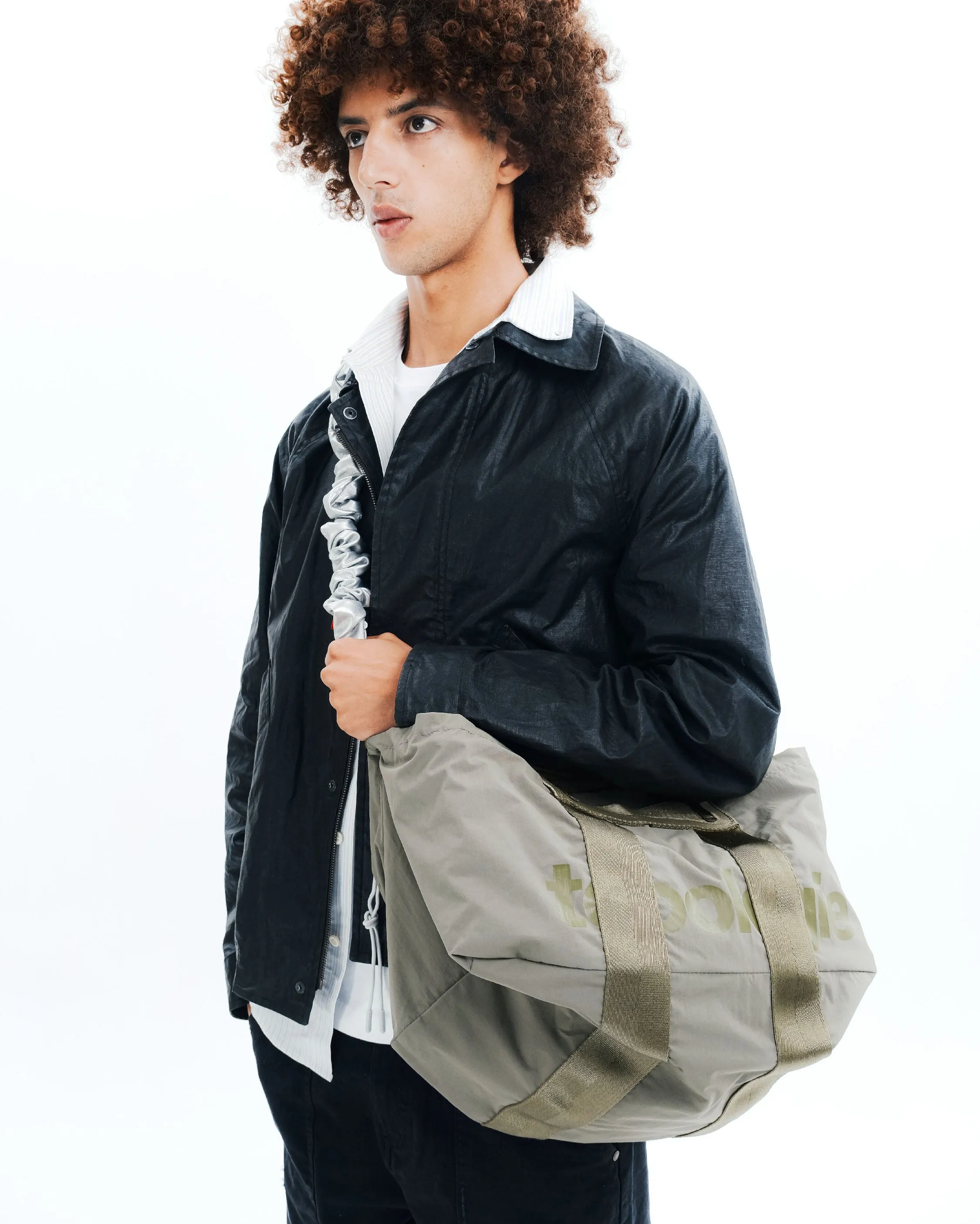 Summit Duffle Large / Moss (Papery) / 10mm Rope Loop / Black Reflective