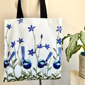 Superb Wren Tote Bag