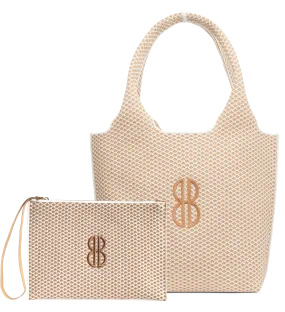 Sutton City Tote - Buckthorn Diamond Monogram - Medium