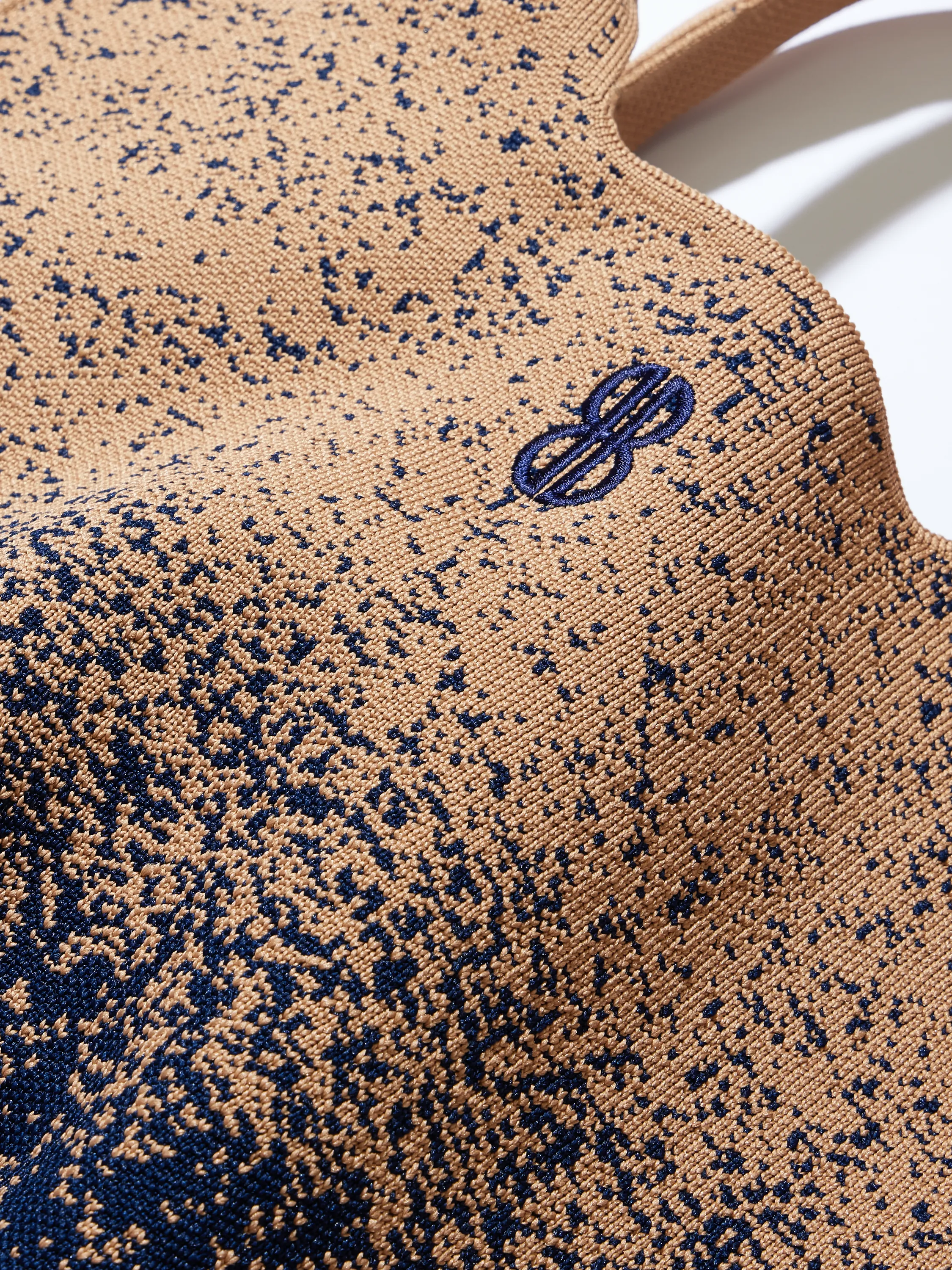 Sutton City Tote - Navy Buckthorn Sprinkle - Small