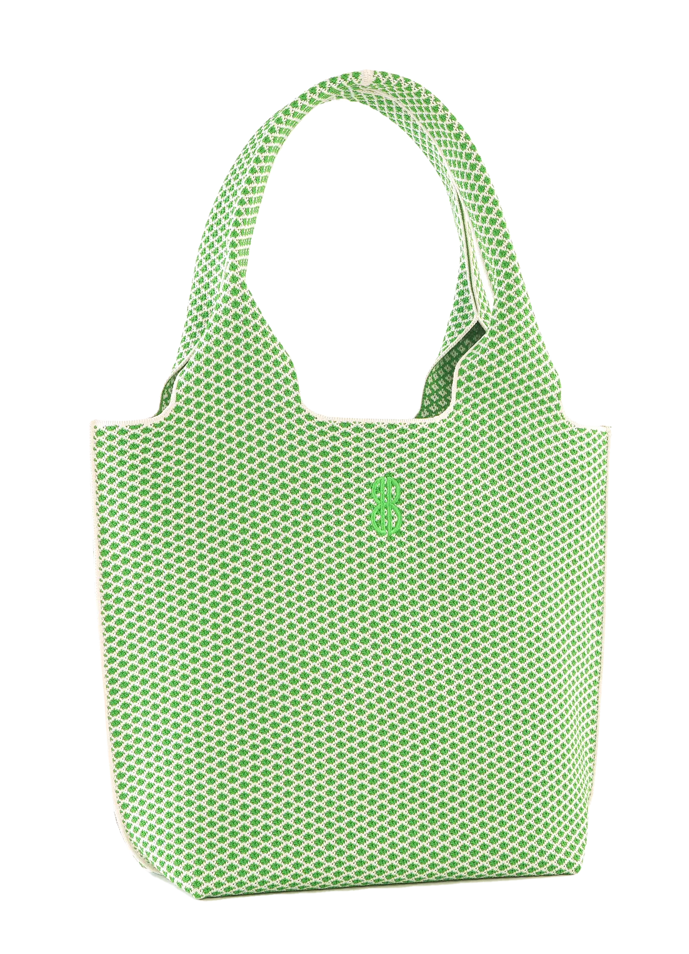 Sutton City Tote - Parakeet Green Diamond - Medium