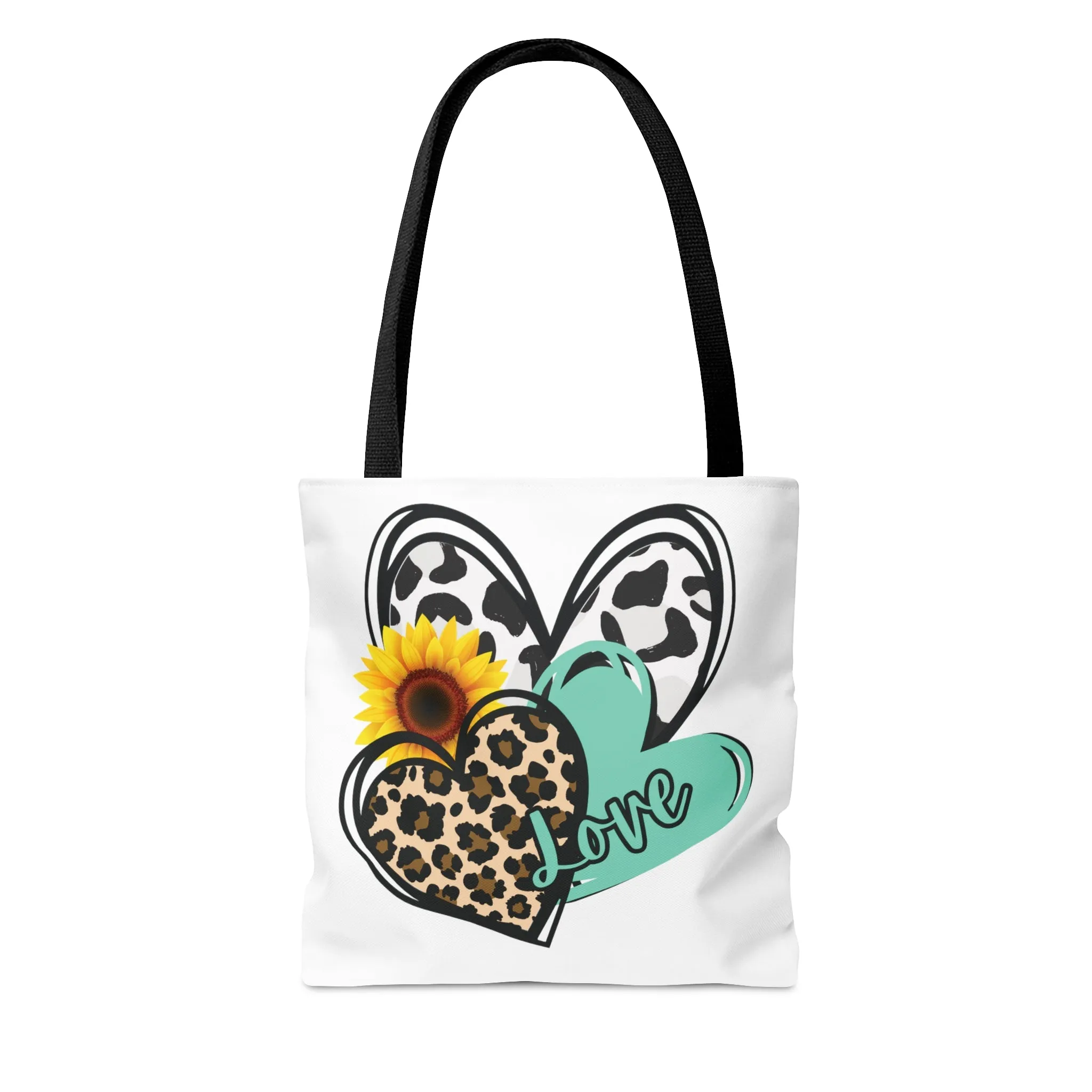 Triple Heart Tote Bag only at Bling & Bloom's Boutique | Cow Print Heart Bag | Cheetah Heart Tote | Love Tote Bag | Women's Shoulder Bag | Multi-size Bags