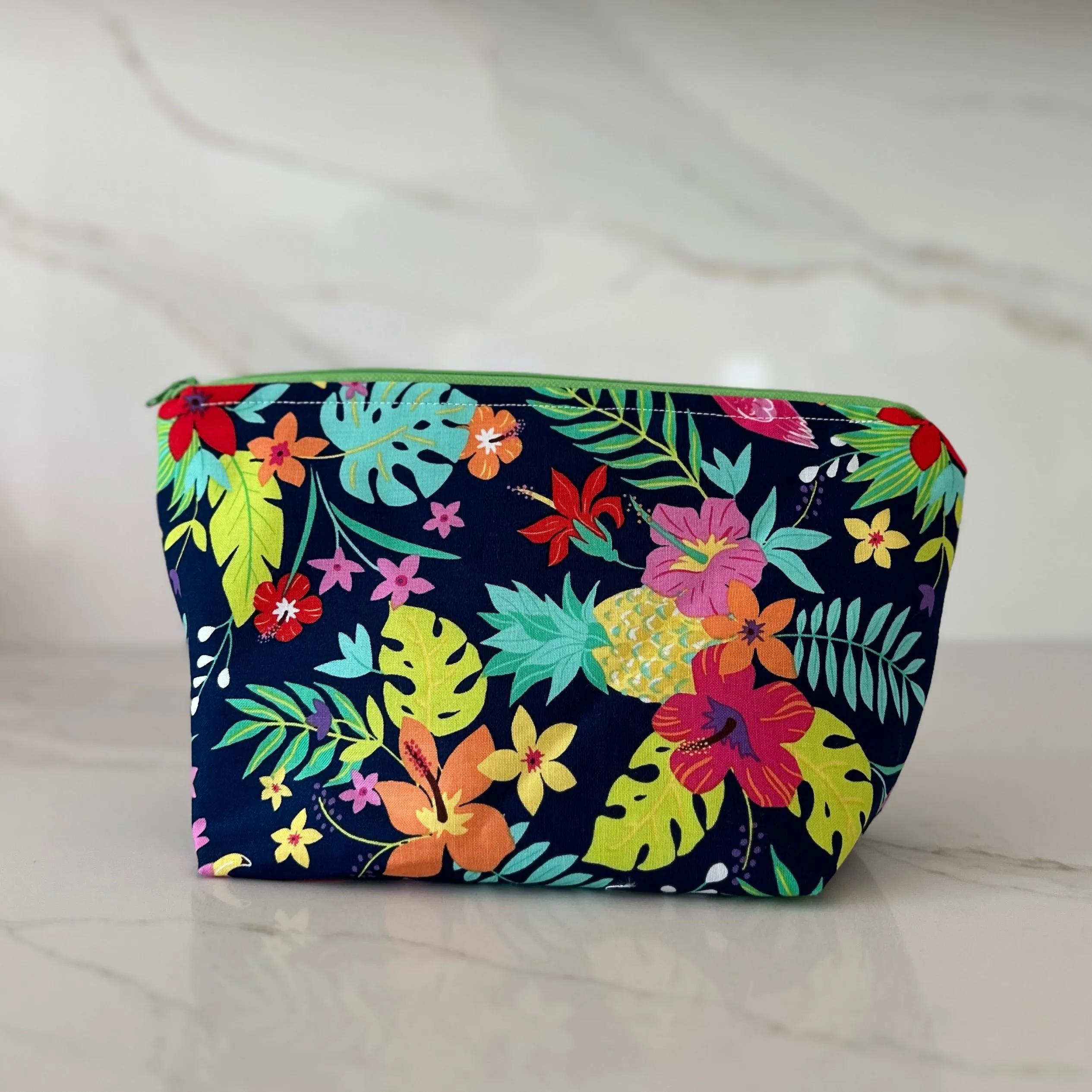 Tropical Neon Medium Zipper Bag