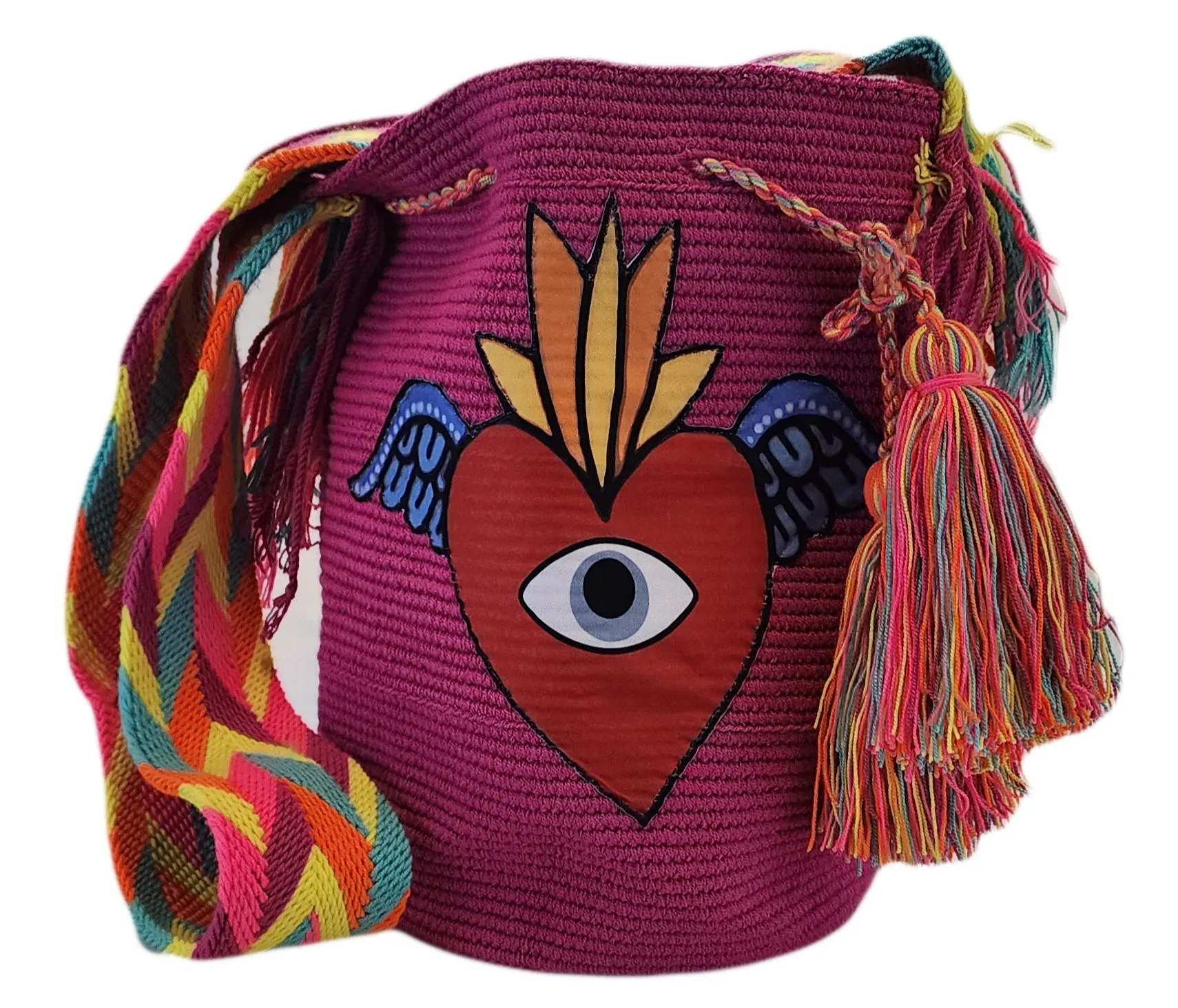 Vienna Large Wayuu Bag with Applique