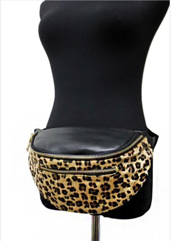 WILD CHEETAH PRINT CROSSOVER BELT BAG